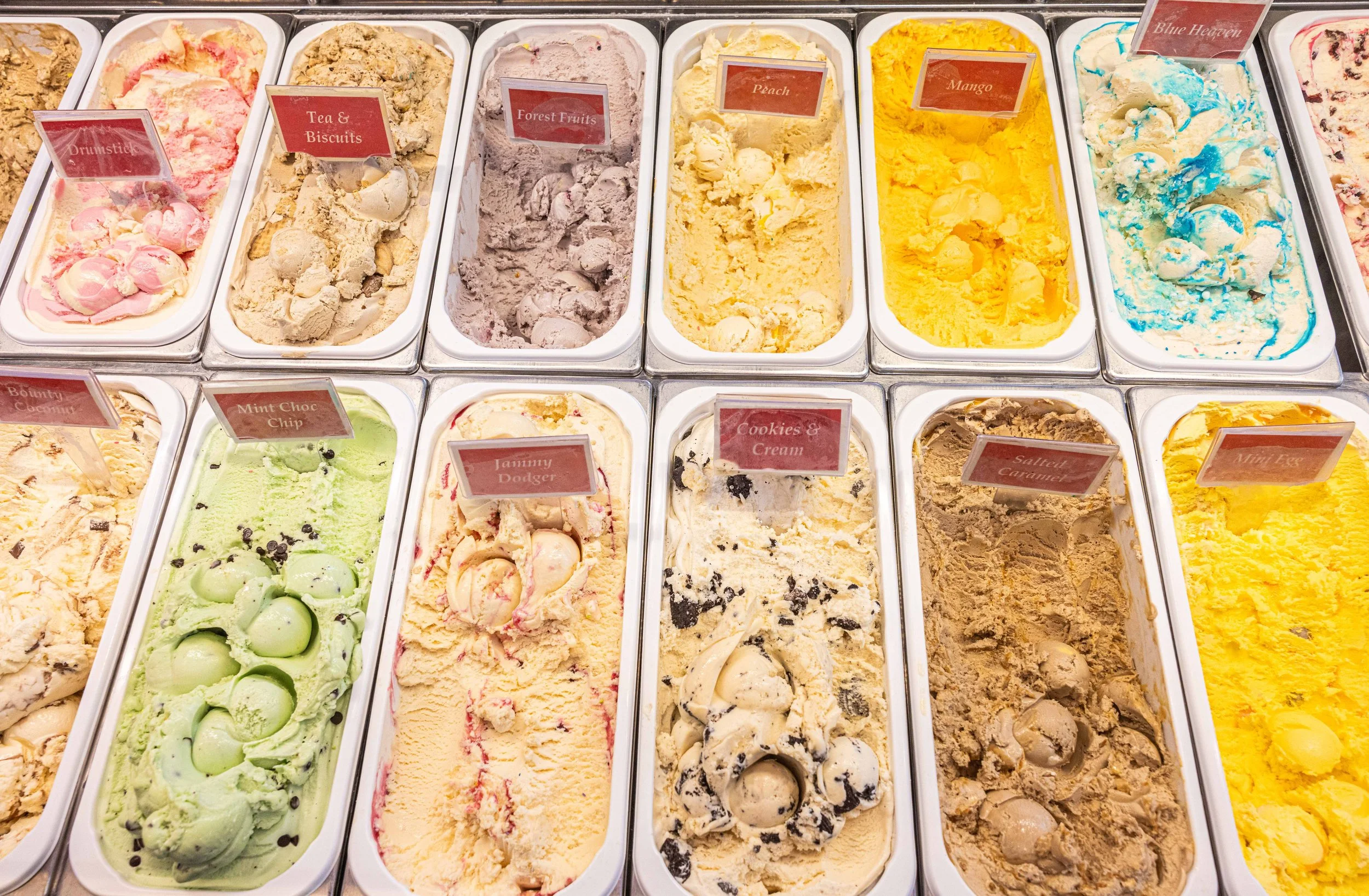 ice cream flavours