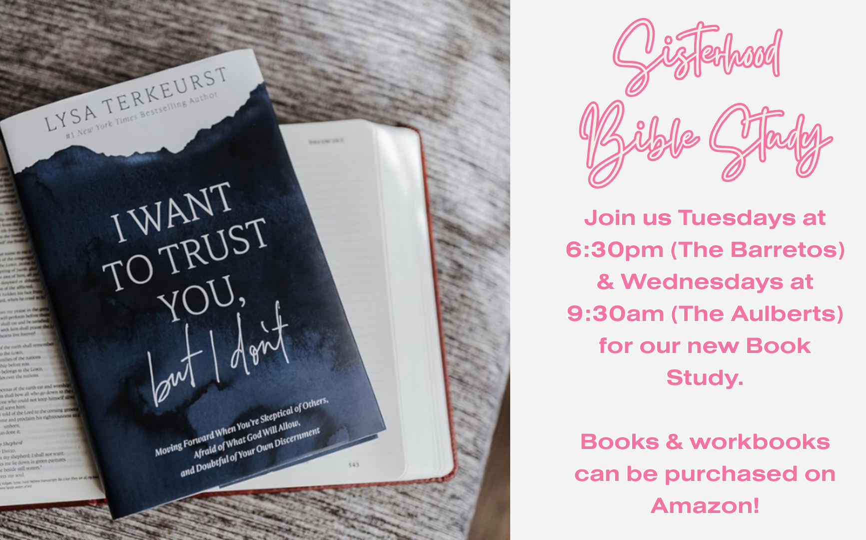 Sisterhood Spring Bible Study 