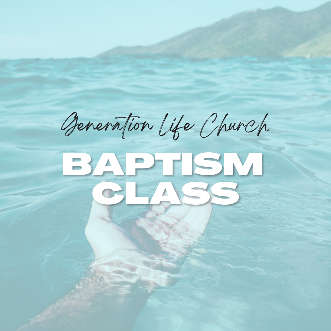 BAPTISM CLASS 
