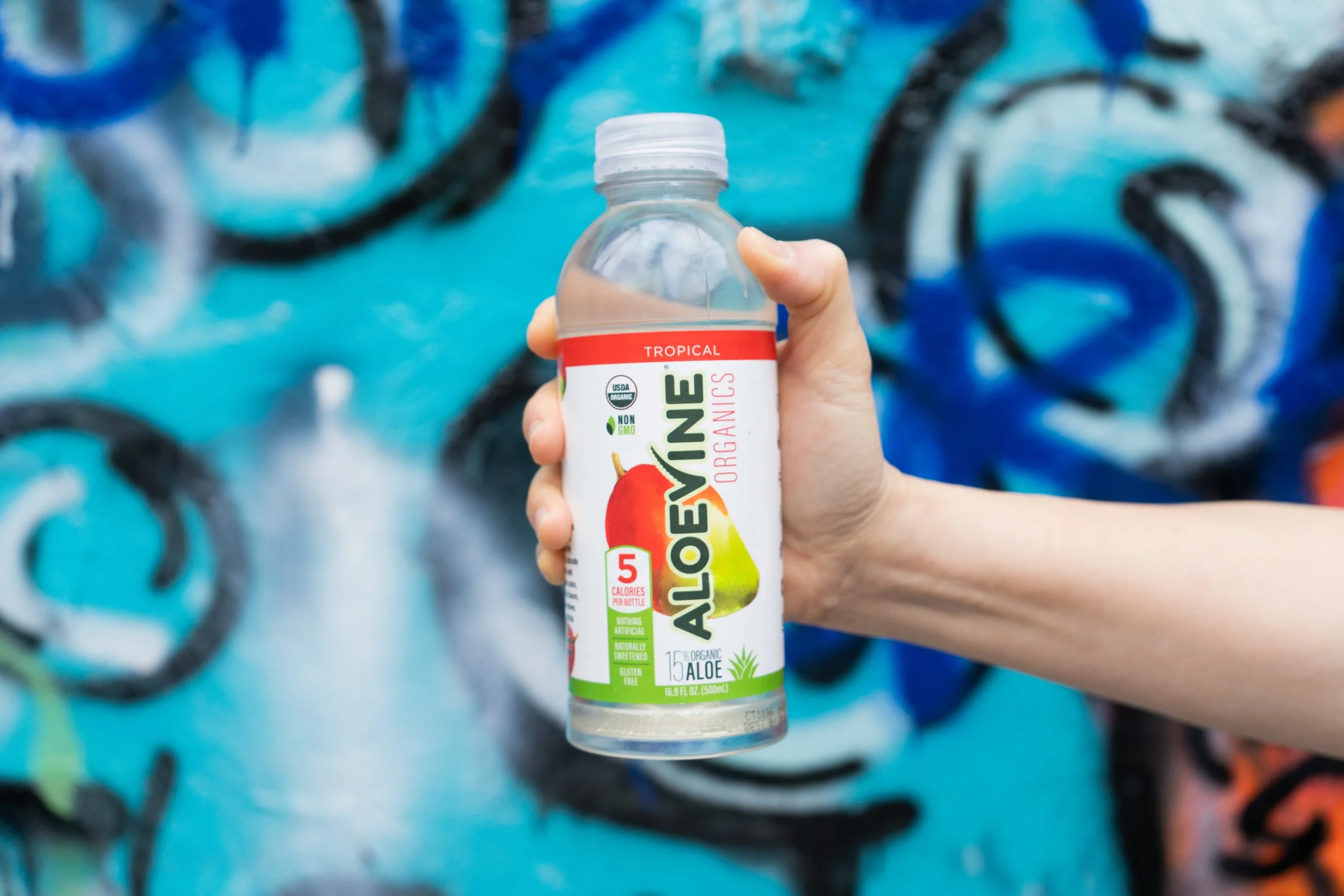 Aloevine Organics Tropical Aloe Drink, 
No Pulp (12 pack)