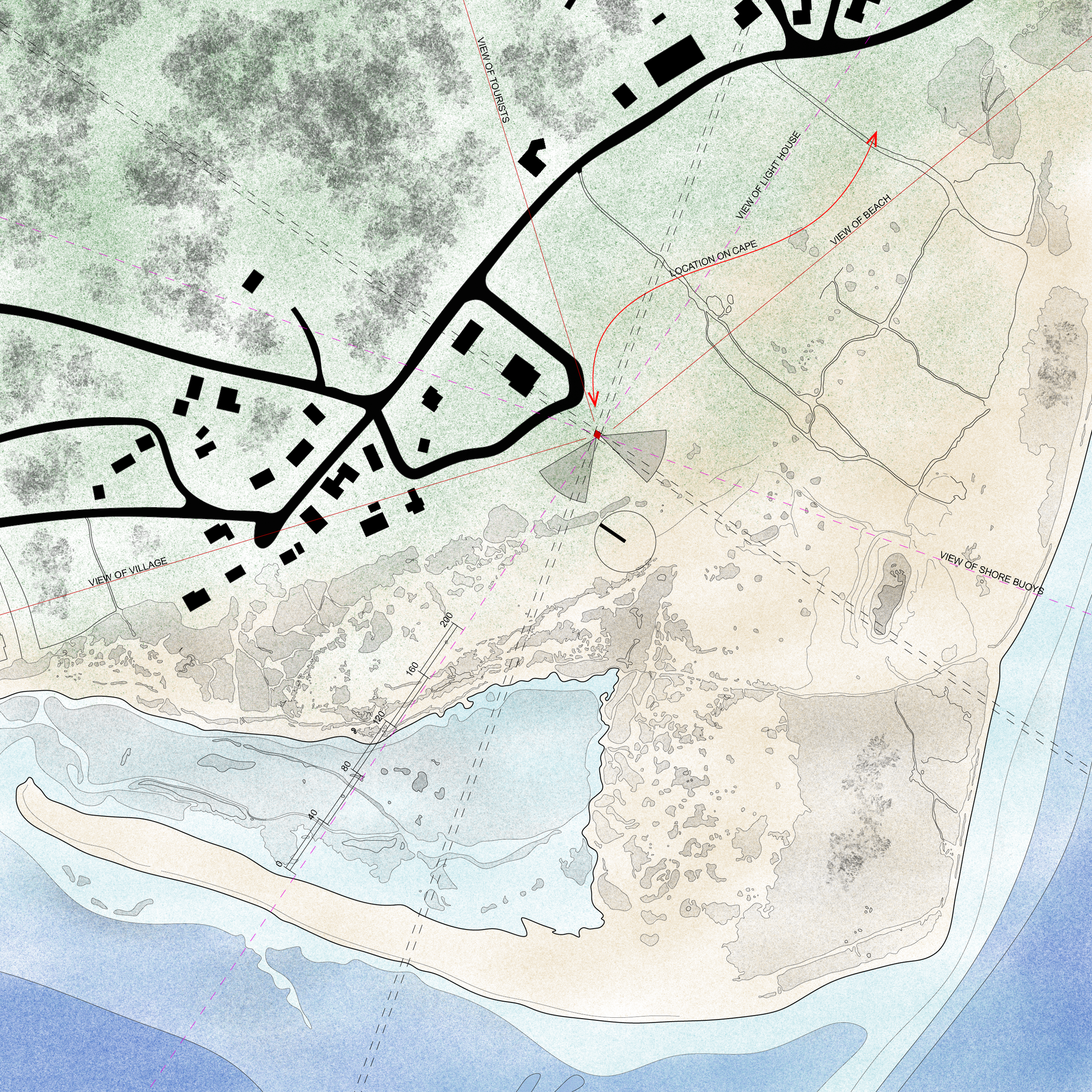 Along the shores of Cape Cod, Massachusetts, small weathered dune shacks—once informal shelters for fishermen, artists, and seasonal workers in the early to mid-20th century—reflect a history of scarce affordable housing in this vacation hub.