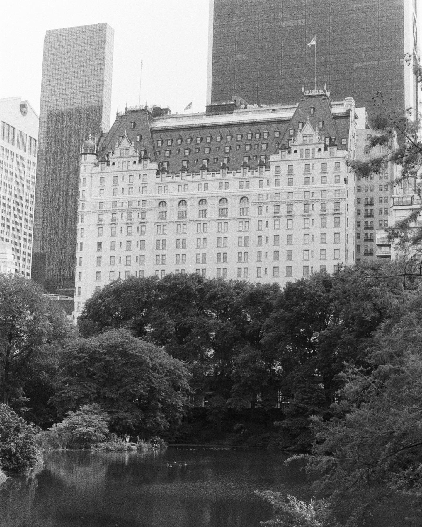 Every time I visit NYC I fall more in love. 

Shot taken from Central Park of The Plaza hotel on 35mm Ilford Delta 3200 🎞 in 2022 for a fashion event trip. I was only there for a day and a half!! I definitely need more of it next time. 🏙 🙏

I have