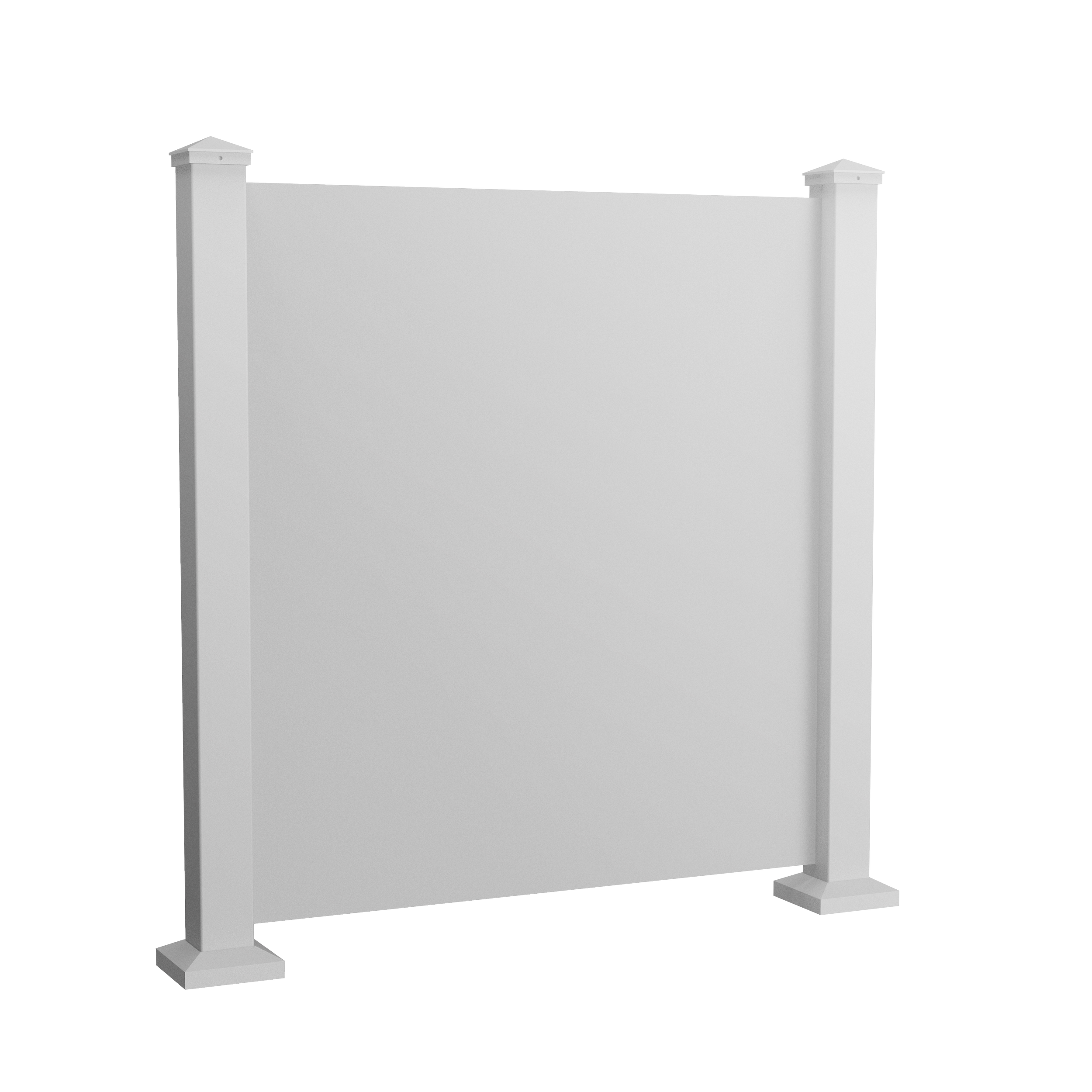 Shorty - White Solid Angle with White Posts.png