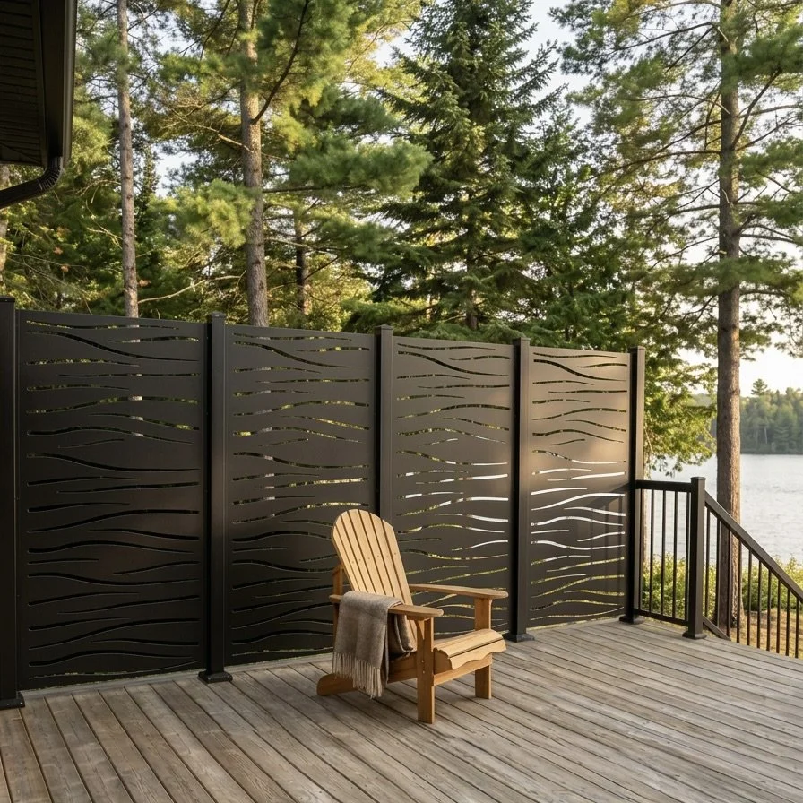 High Tide Privacy Screen - Bronze Wind Break