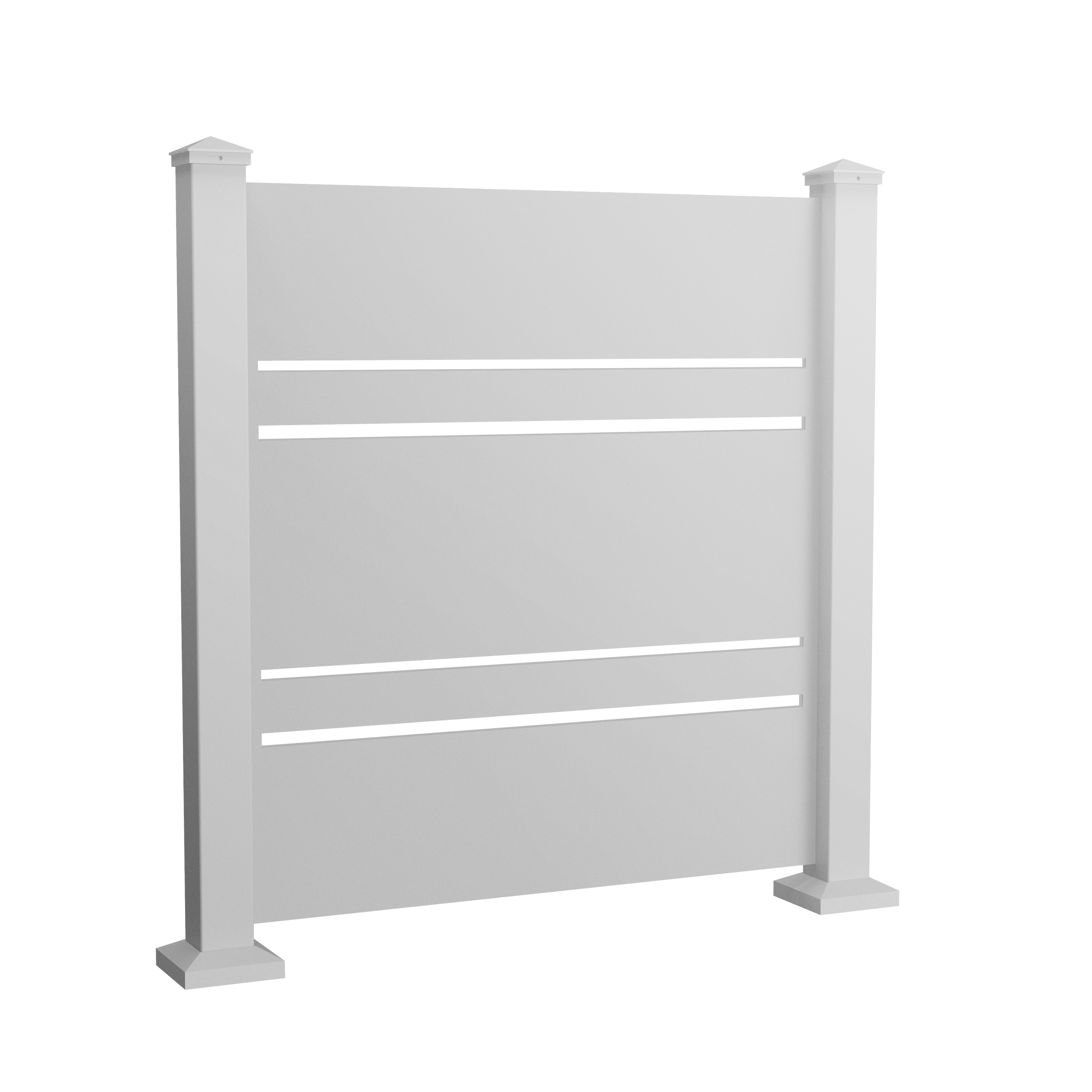 Shorty - White Streamline Angle with White Posts.png