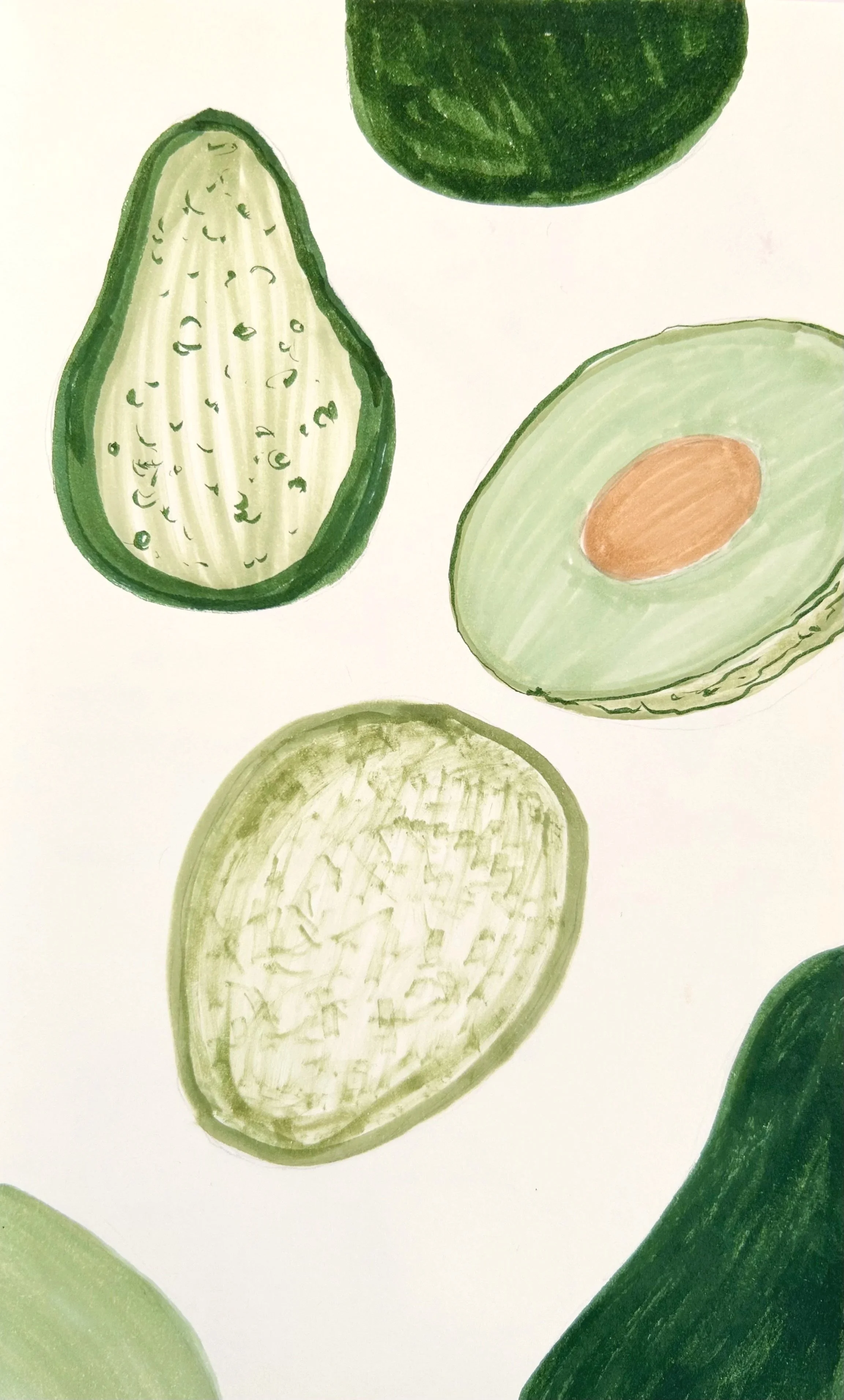 Ready / Markers on paper, 2022