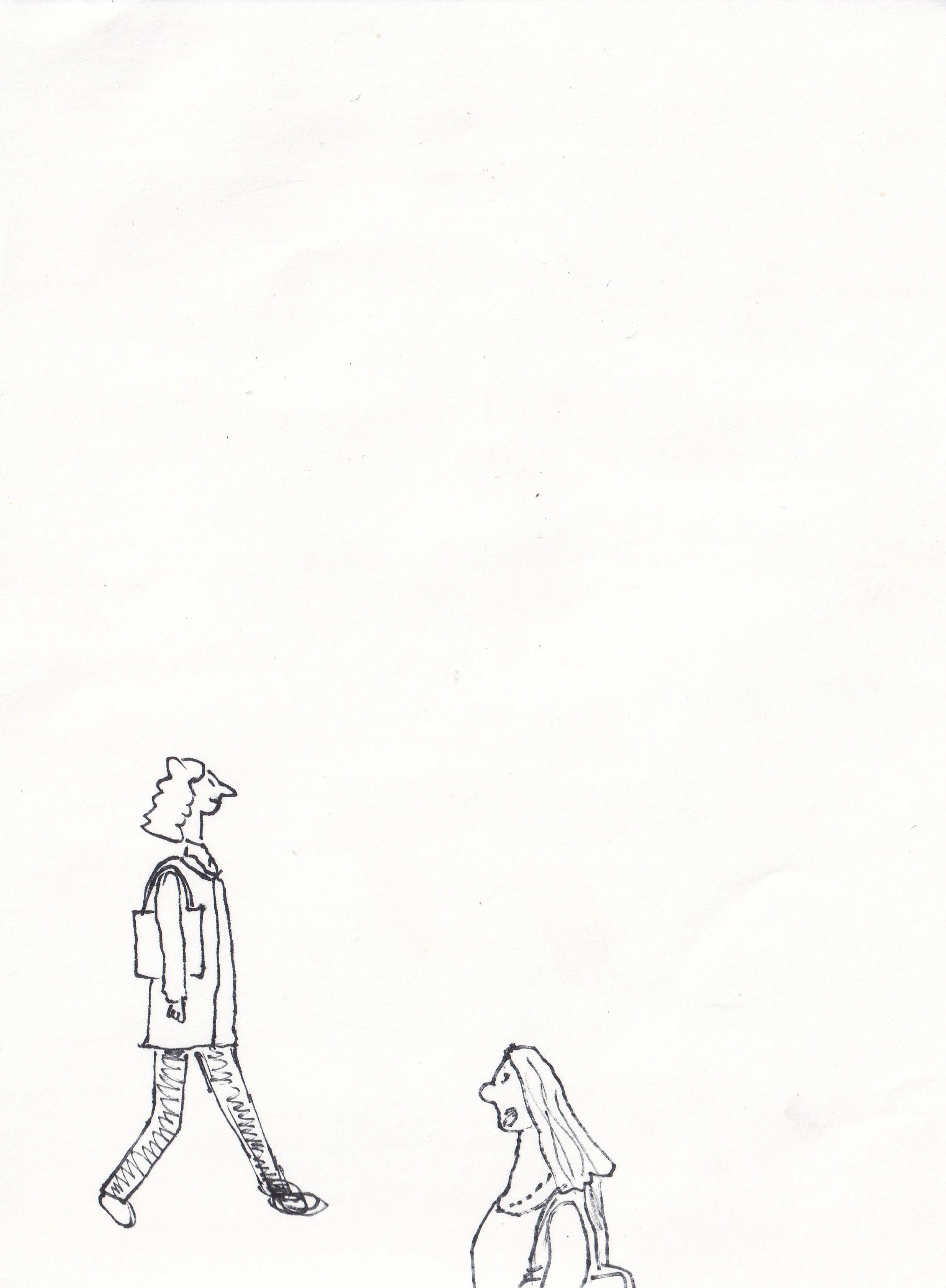 Laski Idą Sobie / Pigment ink on paper, 2024