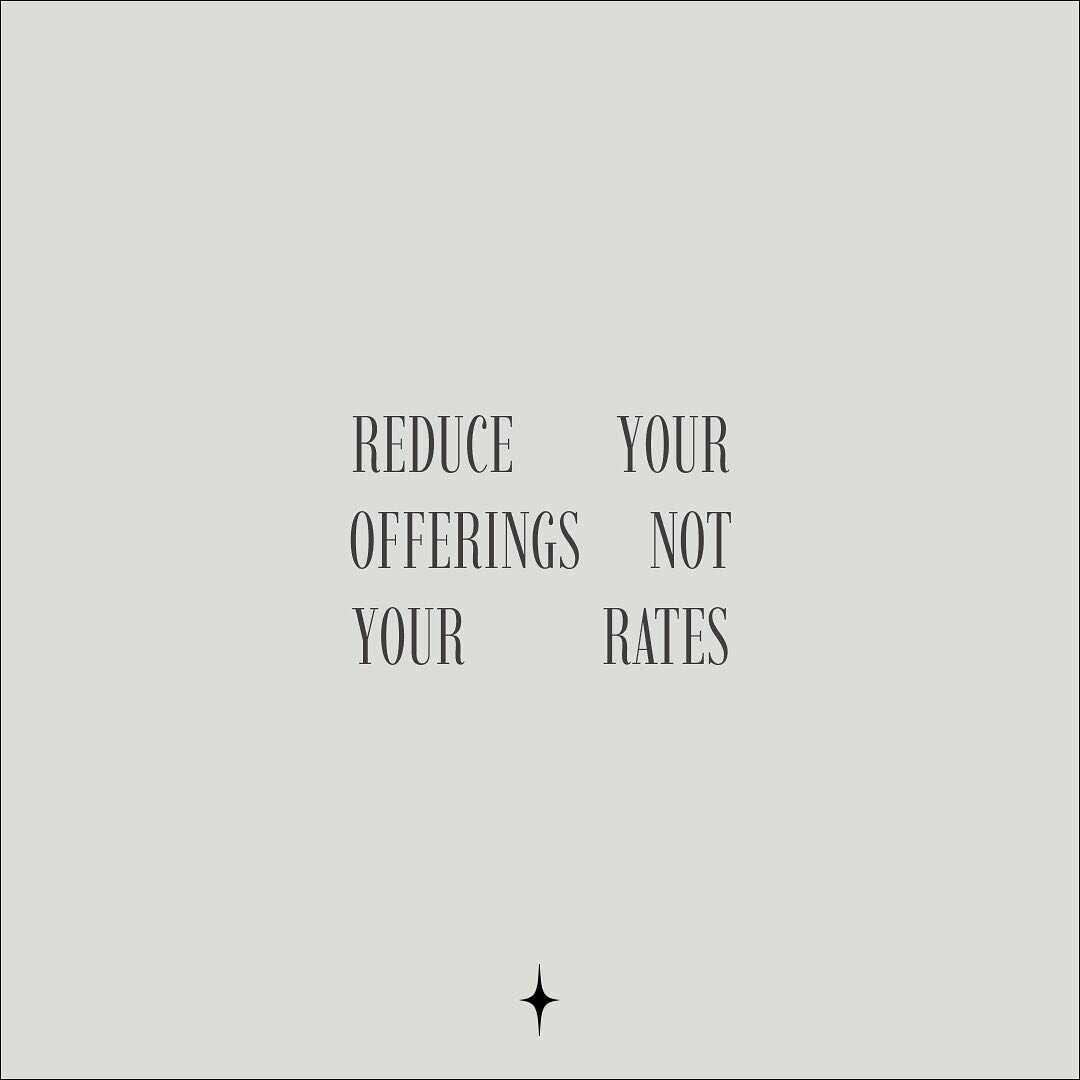 hey, uh, stop discounting your services 🤨

From one service provider to another&hellip;

I know I knowwww, sometimes it may feel like the better move is to discount services to a potential client for an easier yes, but!

Your work has value! ☁️

So,