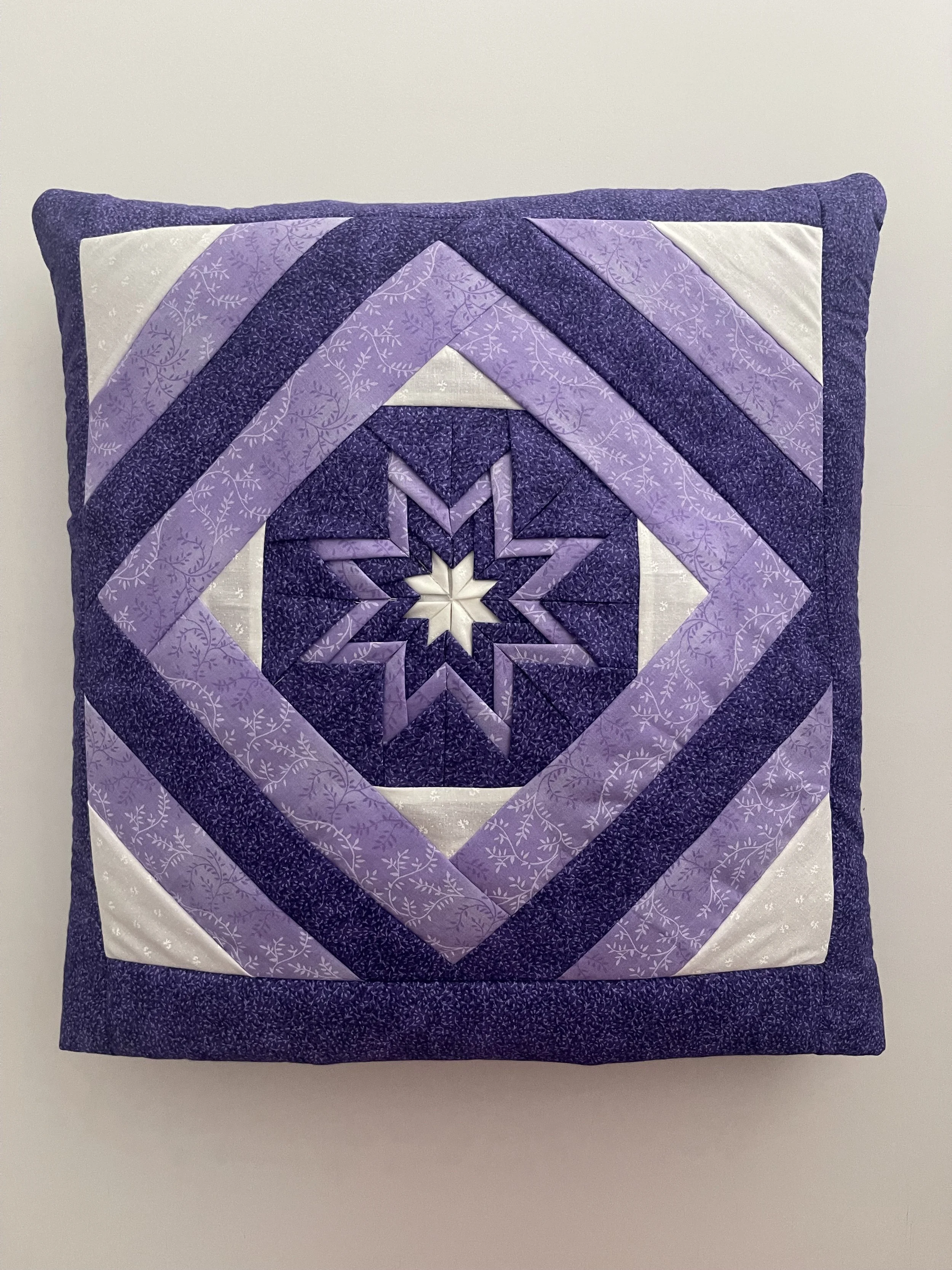 Soft Purple Floral Folded Star.jpeg