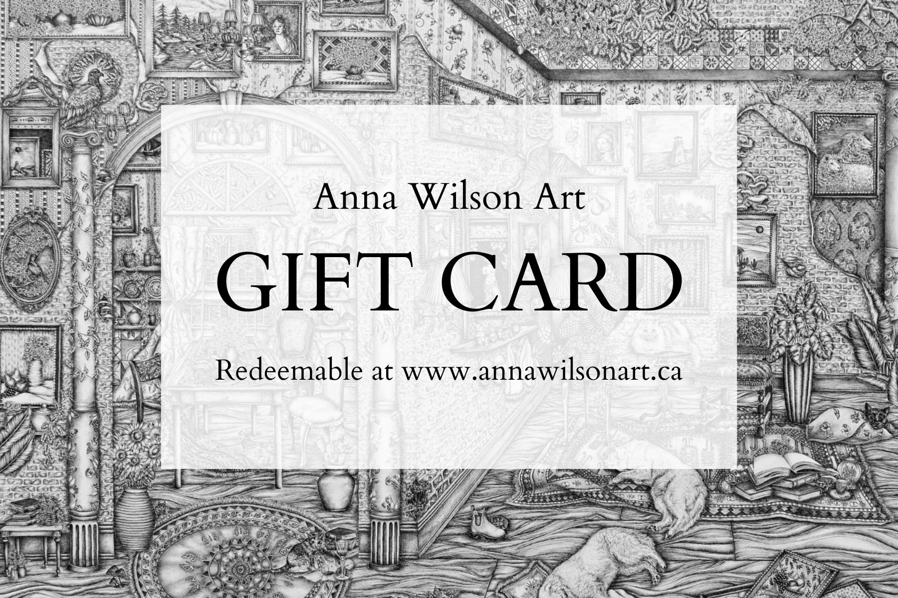 Gift Card to www.annawilsonart.ca