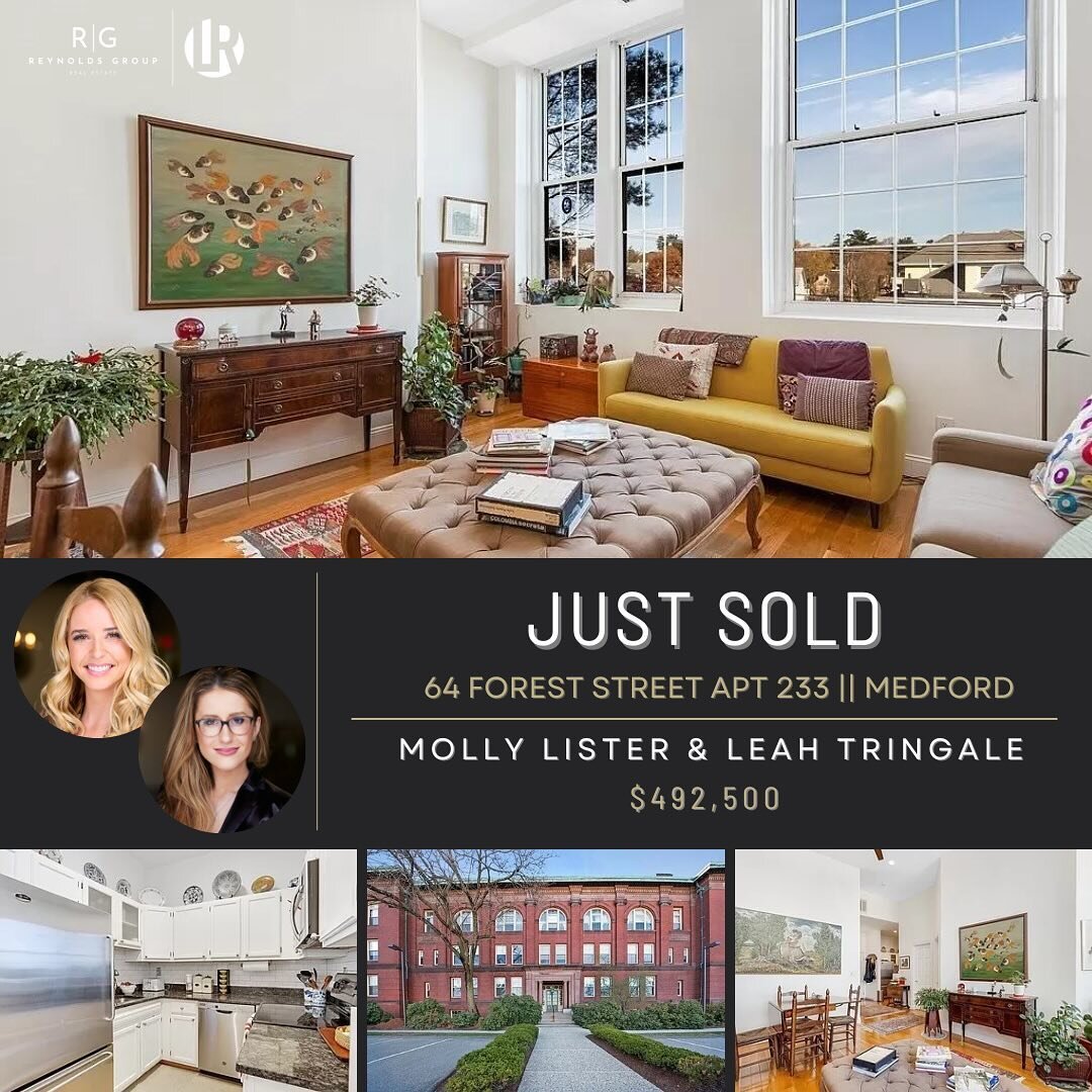 64 Forest St | APT 233 | Medford, MA ✨ 

Sold at $492,500

Congratulations to our clients on their new home in Medford&rsquo;s Historic Schoolhouse Condos! 🏫 

FEATURES: Updated kitchen &amp; bath, hardwood floors ✨ , ample natural light ☀️ 

AMENIT