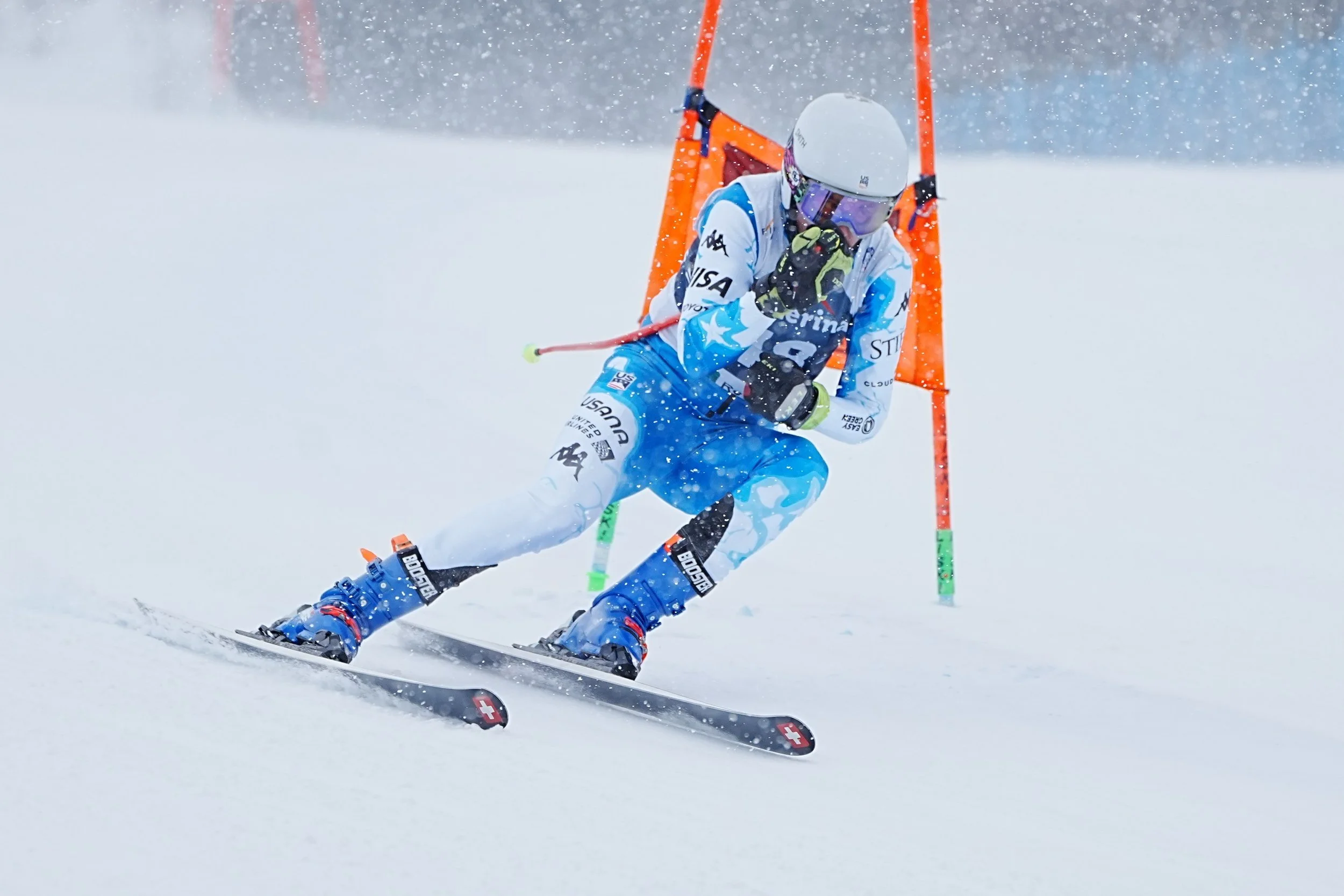 Racing in the U.S. team speed suit