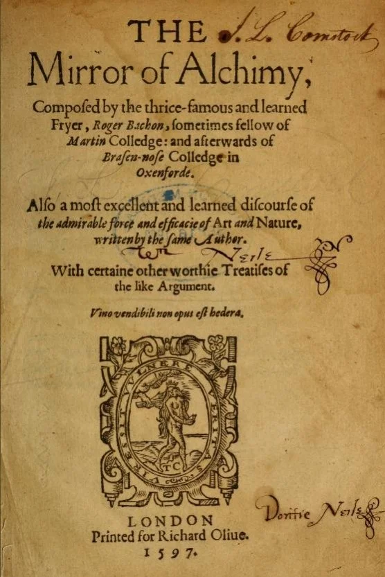 The Mirror Of Alchemy by Roger Bacon  PDF