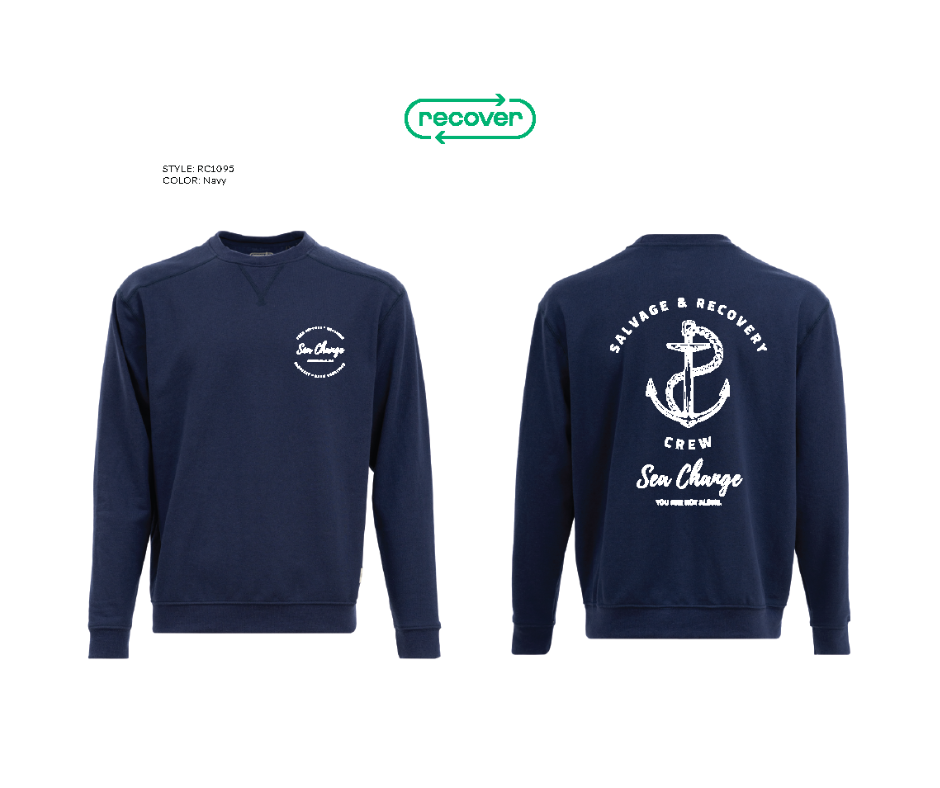 Blue Hooded Sweathshirt