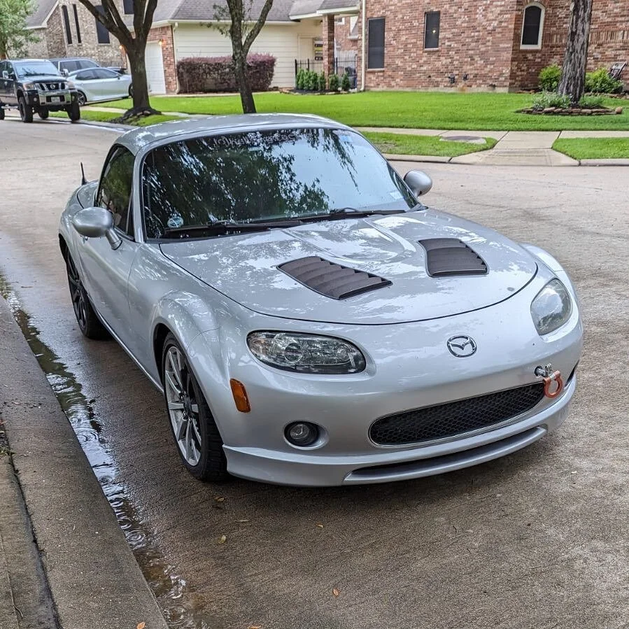 We performed a pre purchase inspection on this #NCmiata which we built some 4 or 5 years ago. The purchasing party was very happy and we will be doing some more work on it very soon. #arhindrichsllc #houston #texas #cypresstexas #thatmiatashop #houst