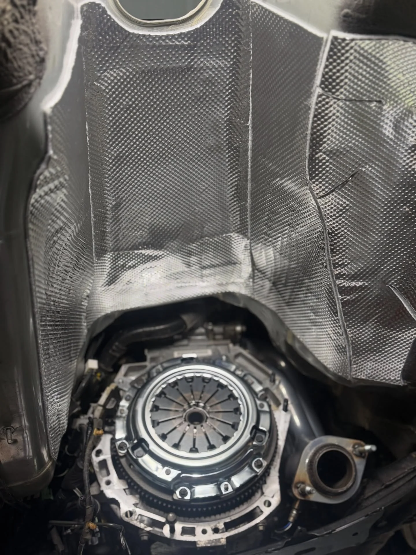 #NCmiata specific fitment heat shielding kit from DEI along with an Exedy stage 1 clutch. #arhindrichsllc #houstonmiataclub #houstonmiatagroup @houstonmiataclub