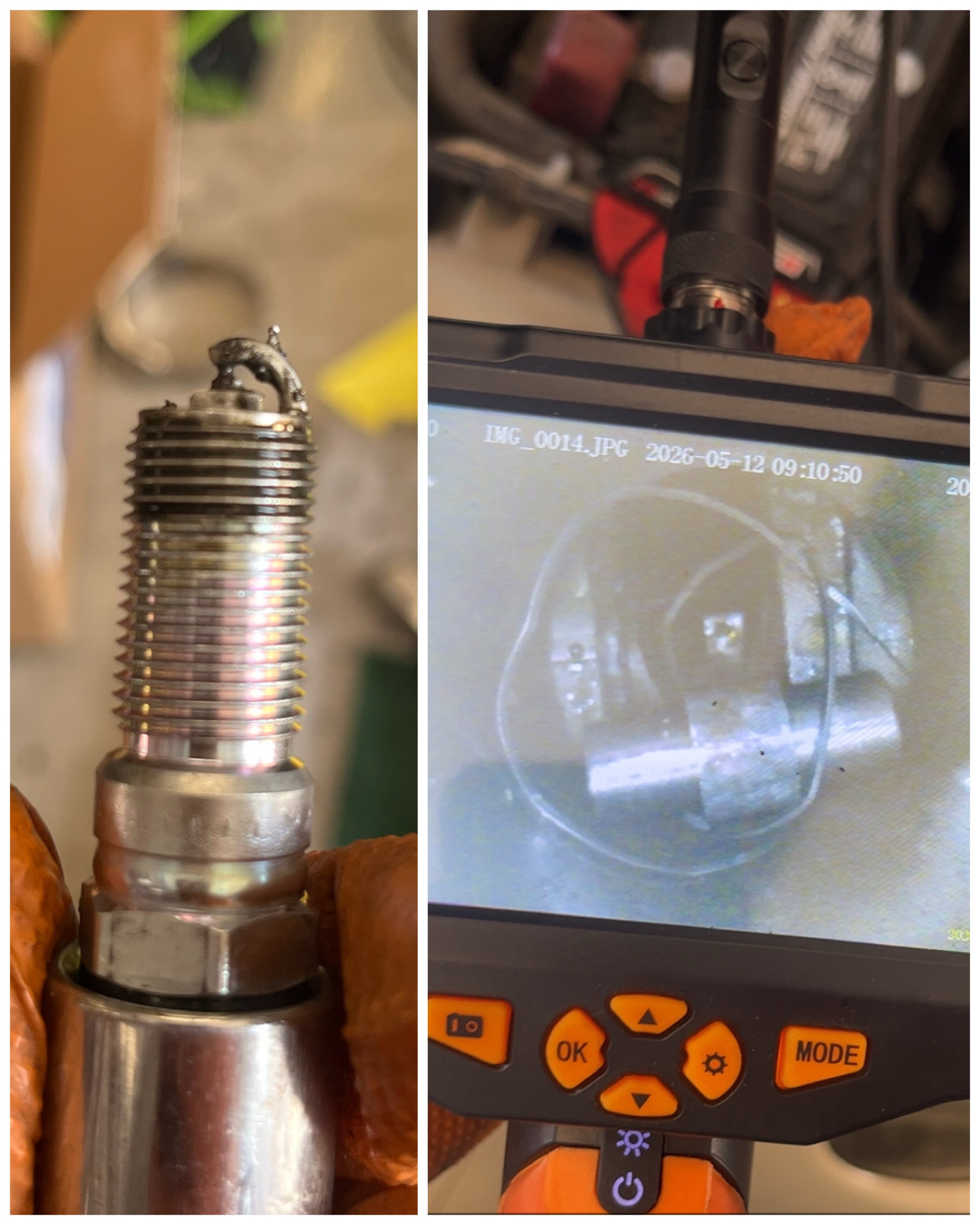 Customer towed in their #NCmiata that they just picked up at auction. Vehicle had a no-start condition. Engine wouldn&rsquo;t spin at all, wouldn&rsquo;t bar over, one spark plug was damaged with signs of debris. Bore scope showed <lack of piston&
