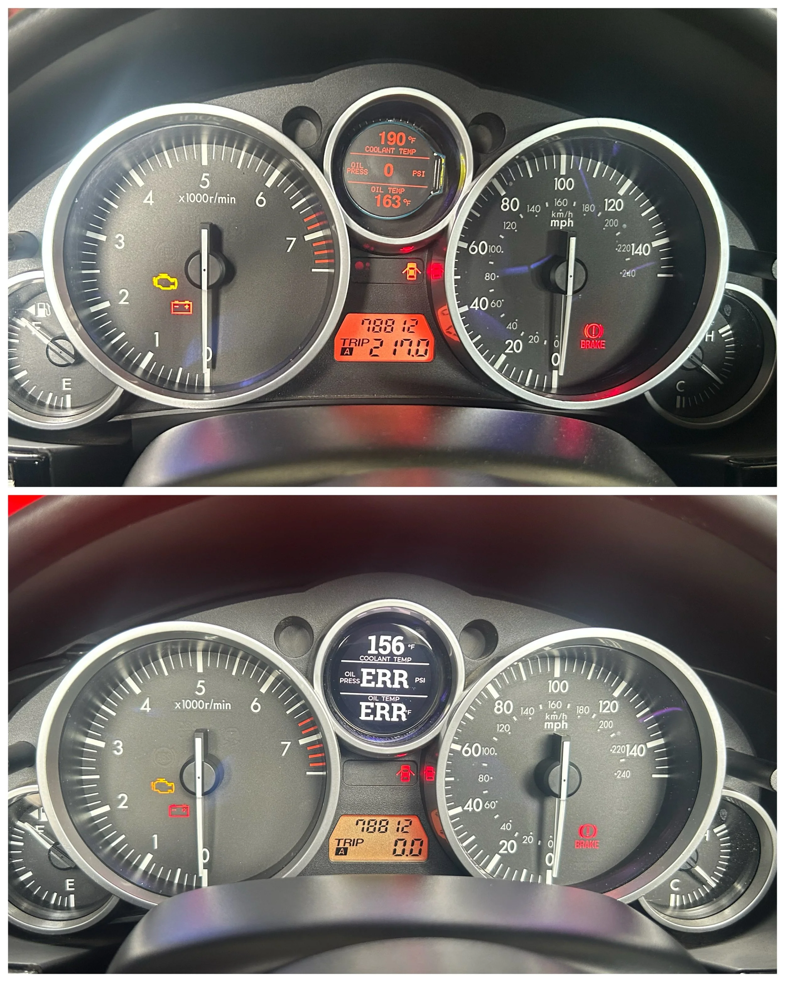 Upgraded a customers #NCmiata from the @rotarytronics v1 gauge to the v2 OLED model. Much nicer. Pick yours up on our website today! 

#arhindrichsllc #houstonmiataclub #houstonmiatagroup @houstonmiataclub