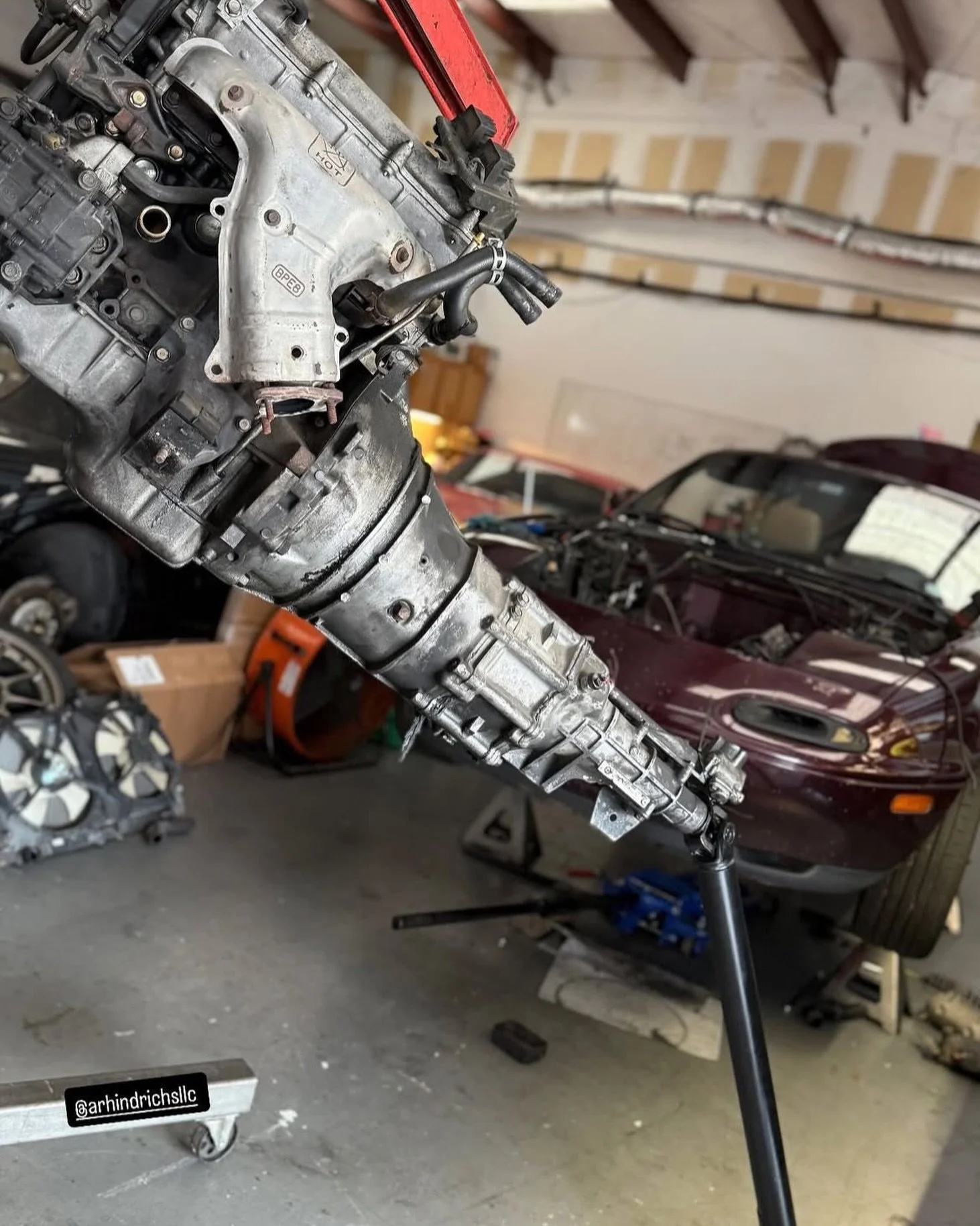Another #NAmiata getting a built motor! #arhindrichsllc #houstonmiataclub #houstonmiatagroup @houstonmiataclub