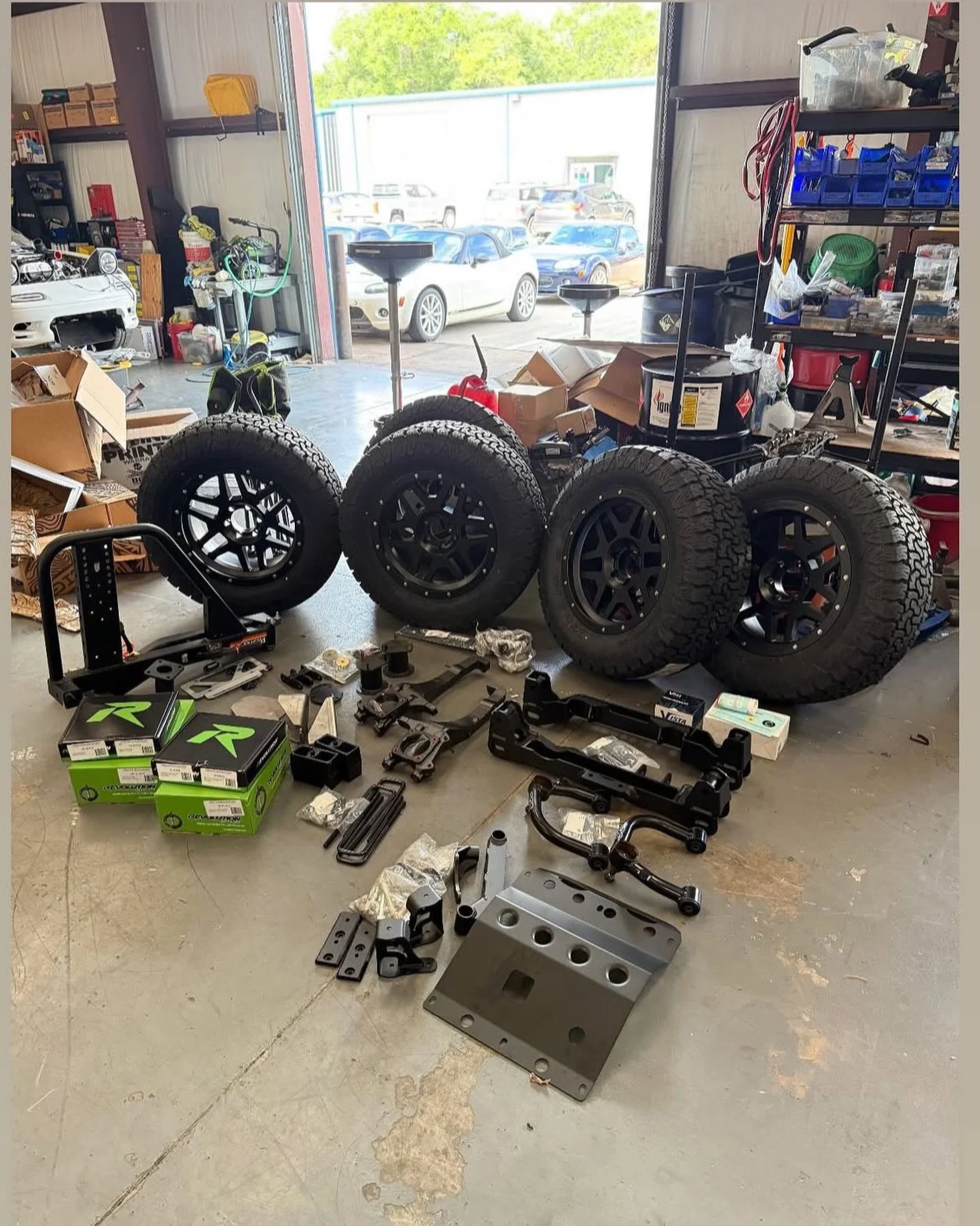 Giant lift kit, wheels and tires, front and rear gear sets, and more for a Toyota Tacoma TRDPRO. #arhindrichsllc #trdpro #toyotatacoma