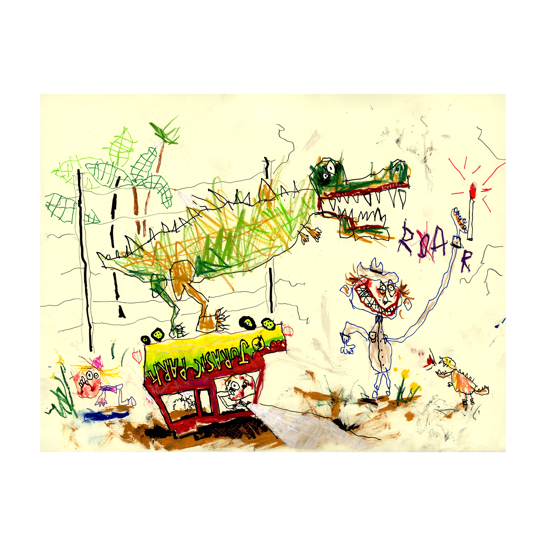 Jurassic Park  14" x 11"