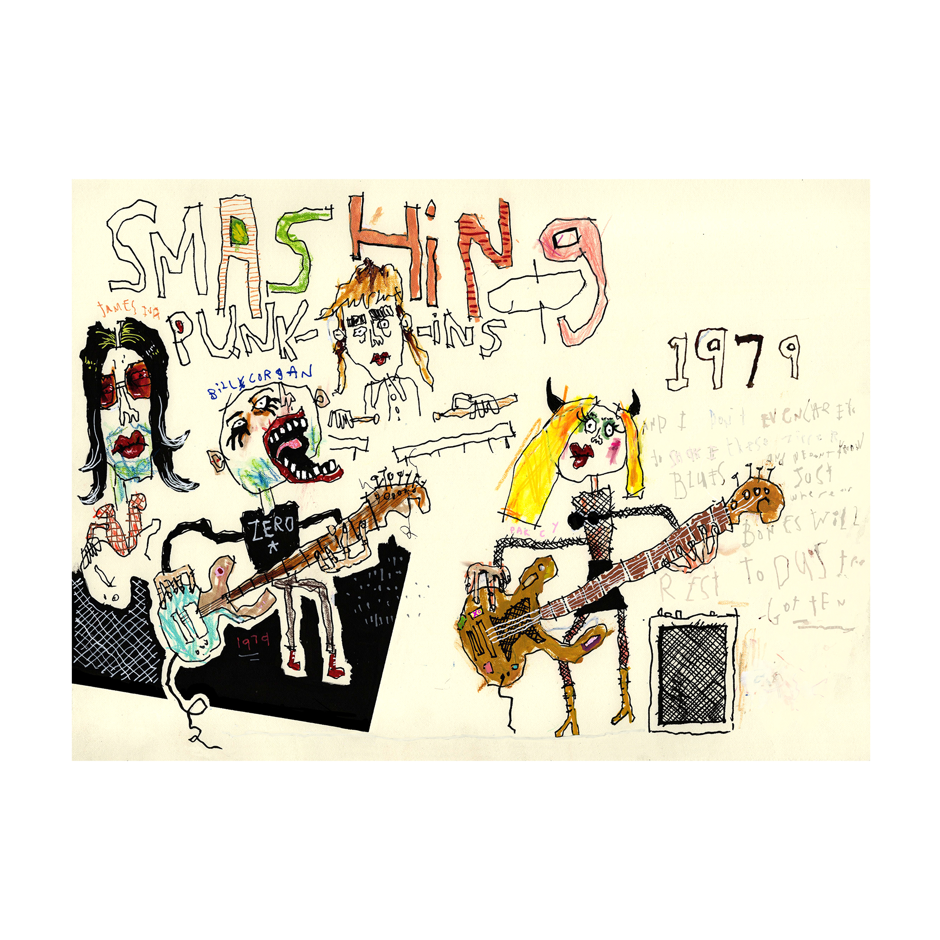 Smashing Pumpkins 10.25" x 14"