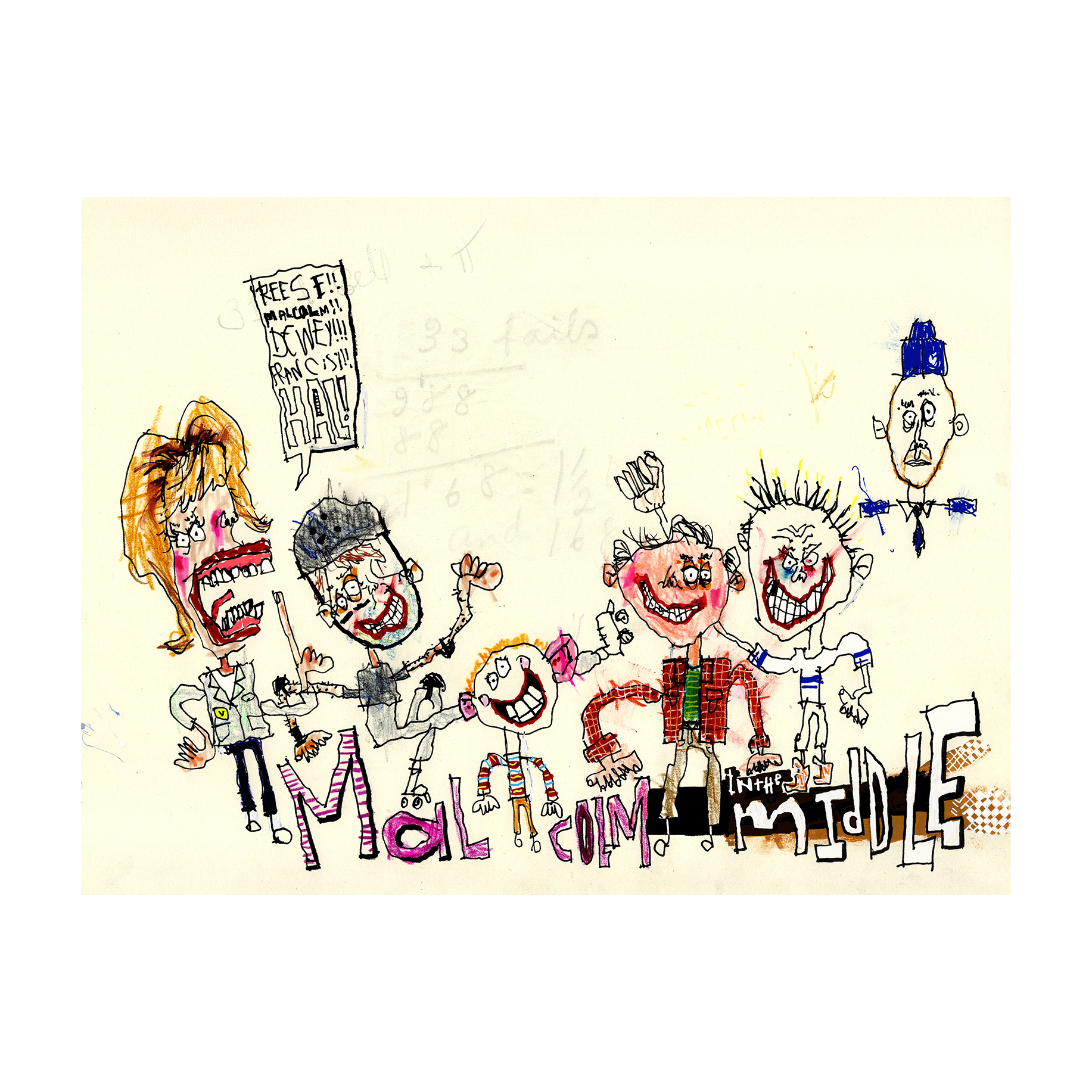 Malcolm in the Middle 10.5" x 14"