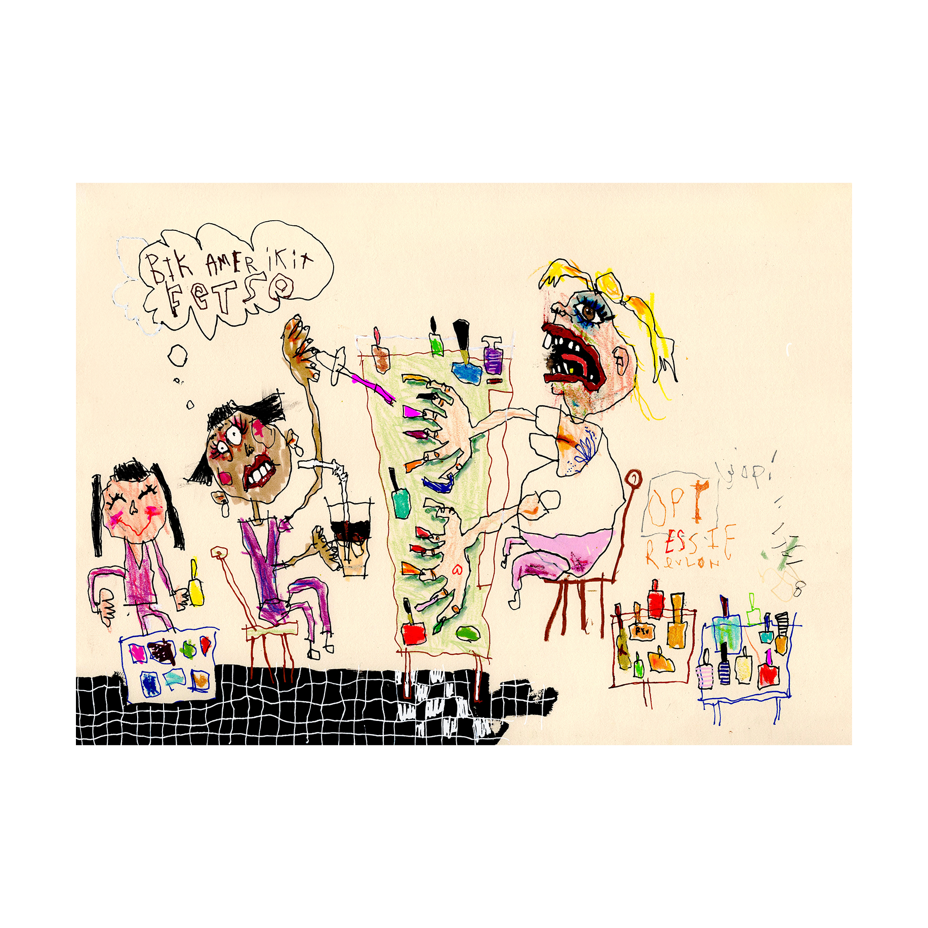Nail Salon 14" x 10.25"