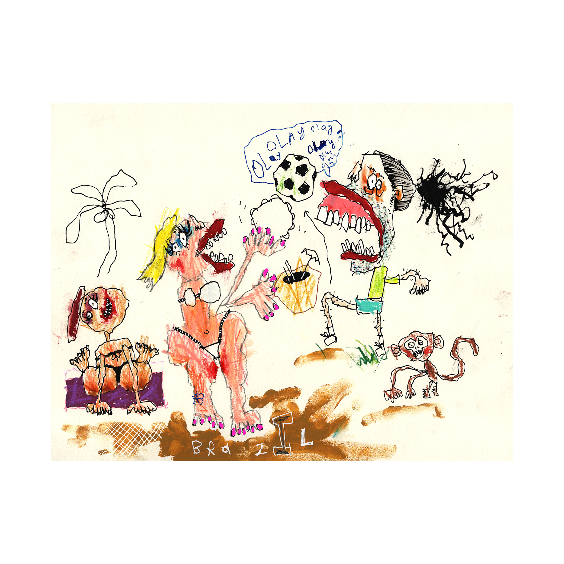 Brazilians  14" x 11"