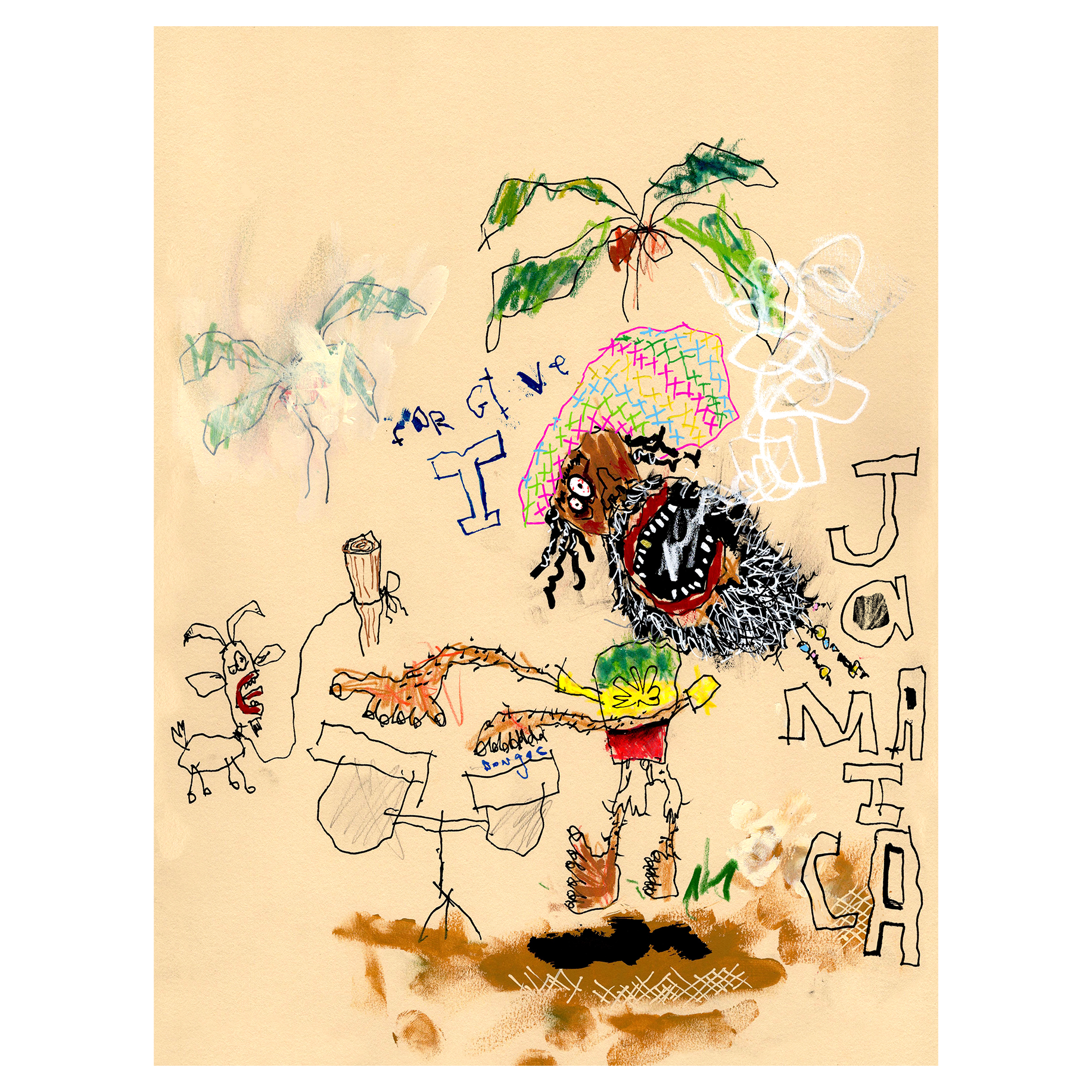 Jamaican 14" x 11"