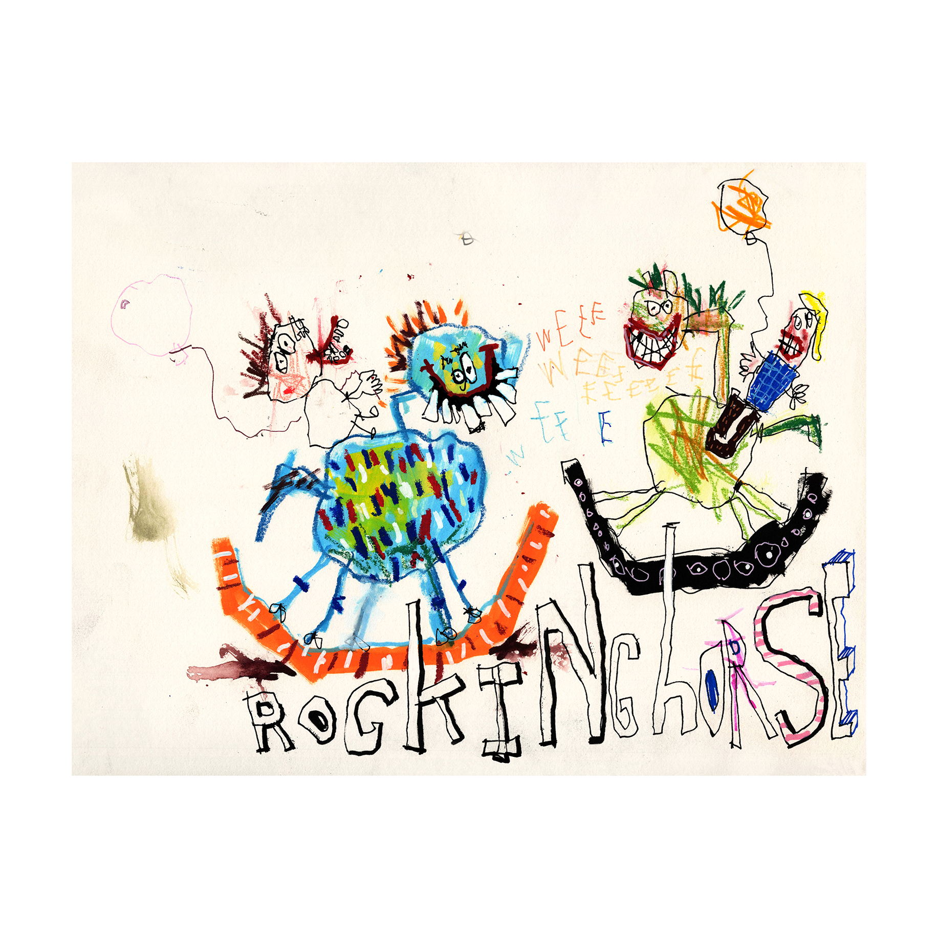 Rocking Horses 10.5" x 14"