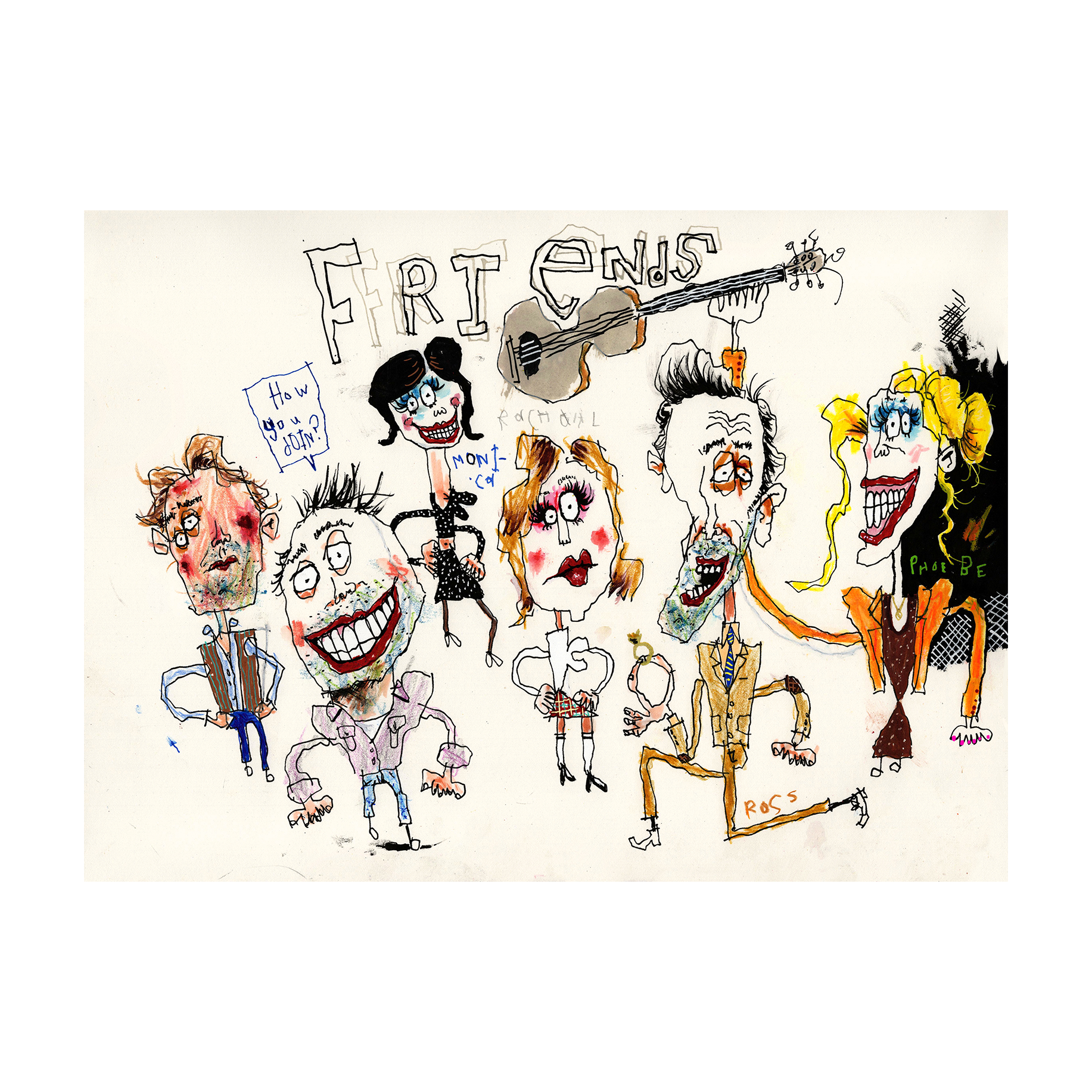 Friends  11" x 15"
