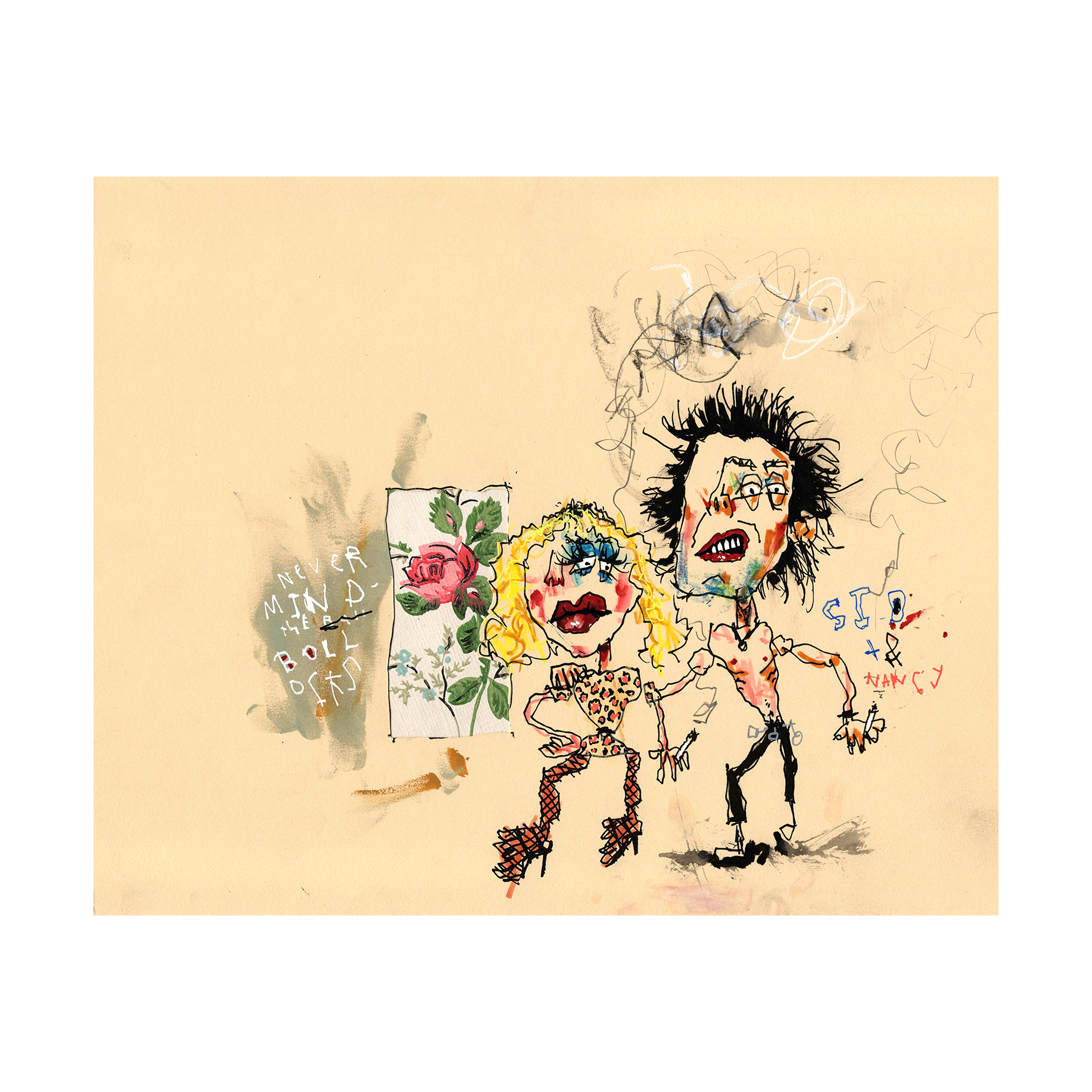 Sid and Nancy 11" x 13.5"