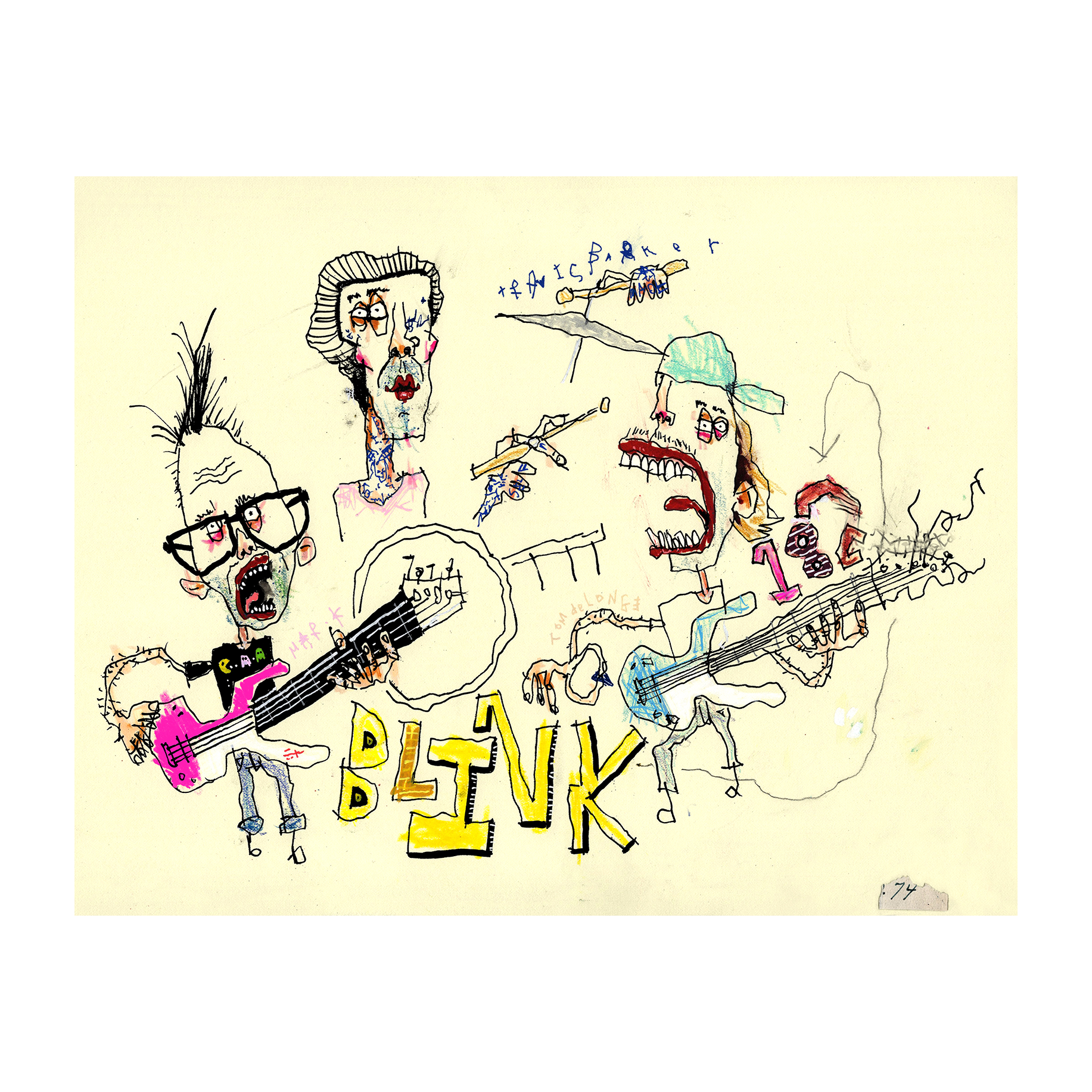 Blink 182 11" x 14"