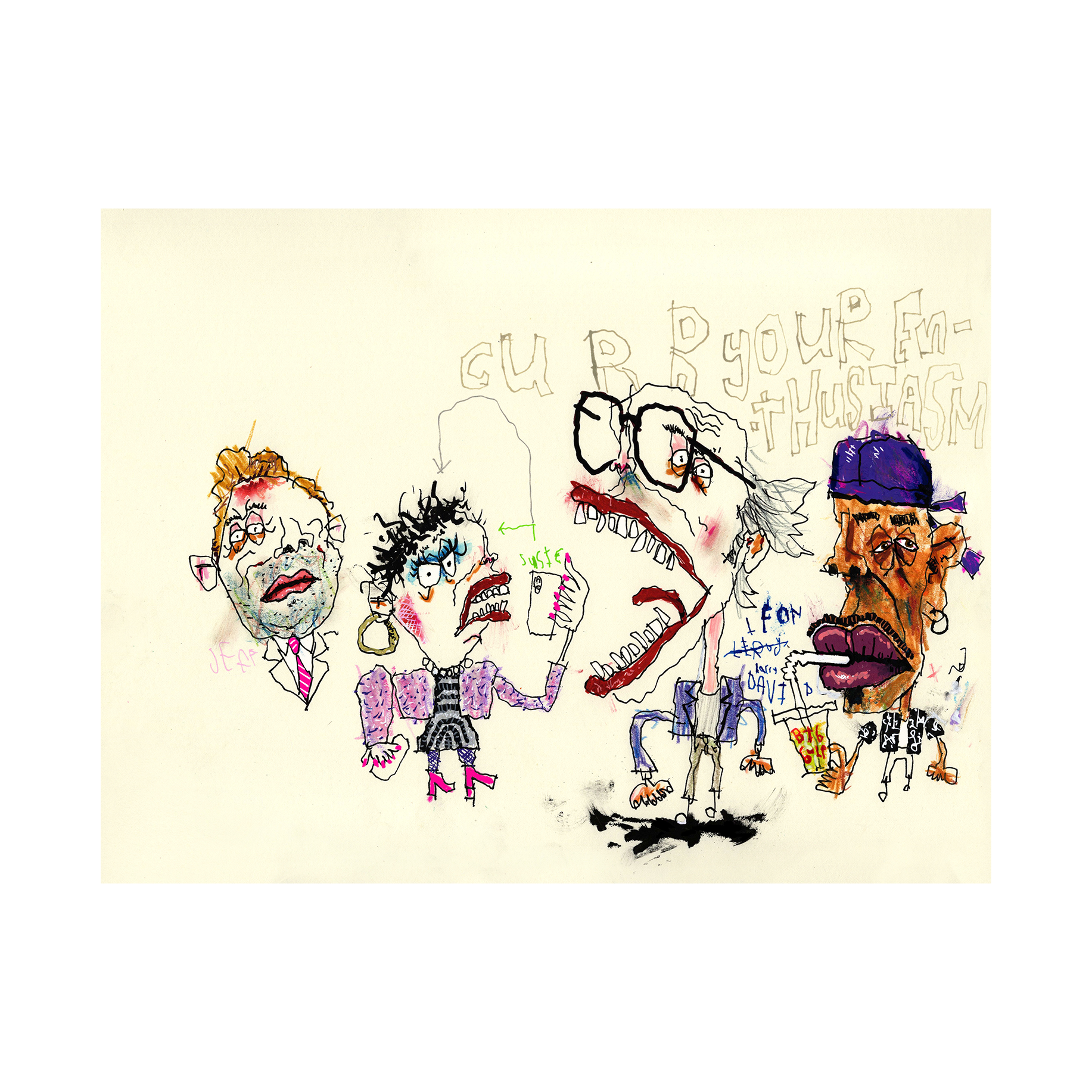 Curb Your Enthusiasm 14" x 11"