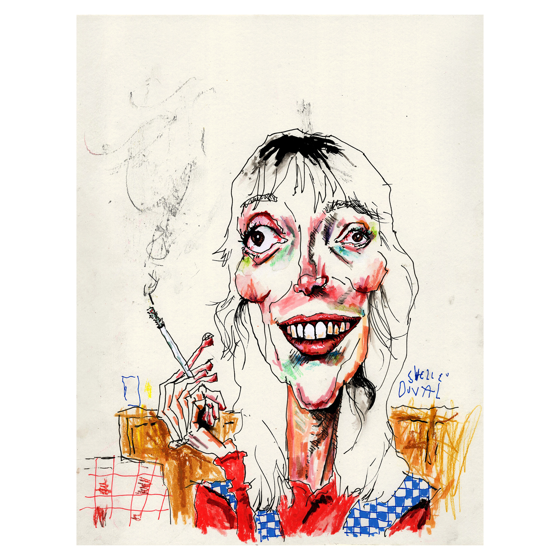 Shelley Duvall  10.75" x 14"