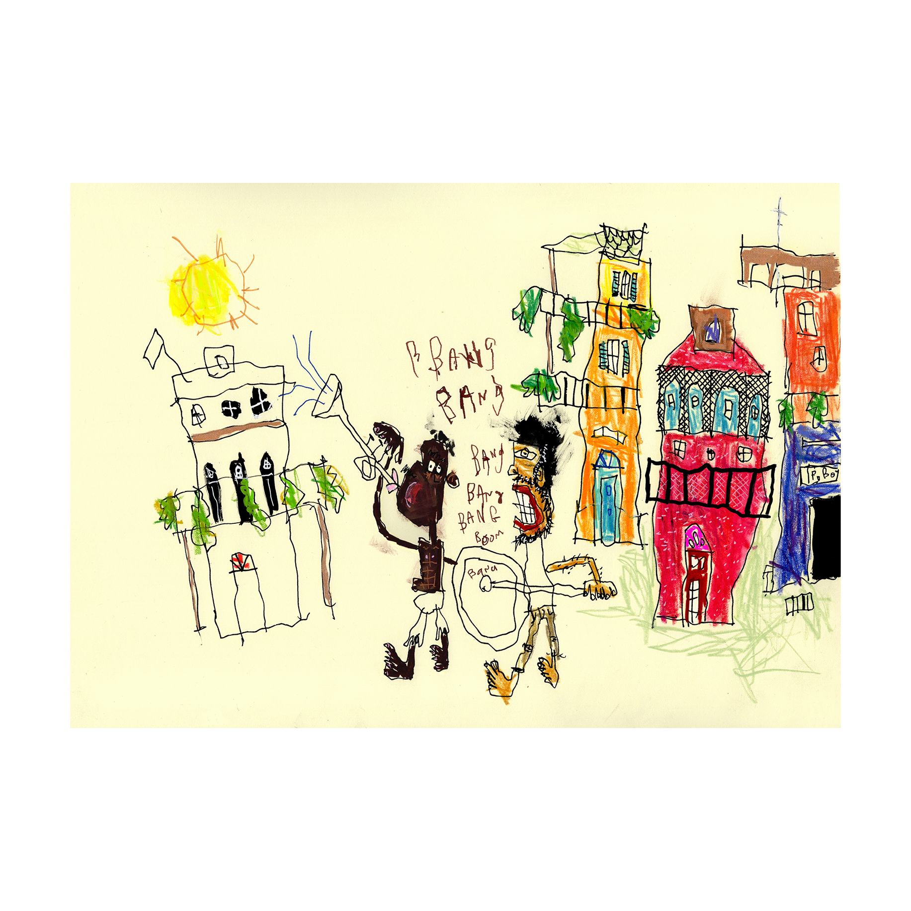 New Orleans French Quarter 14" x 11"