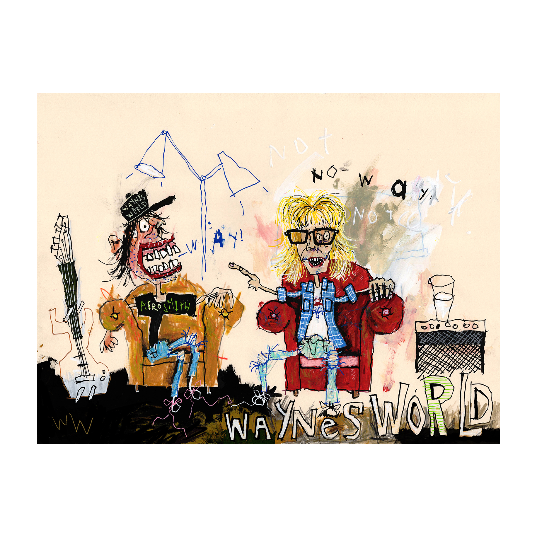 Wayne's World 14.5" x 11"