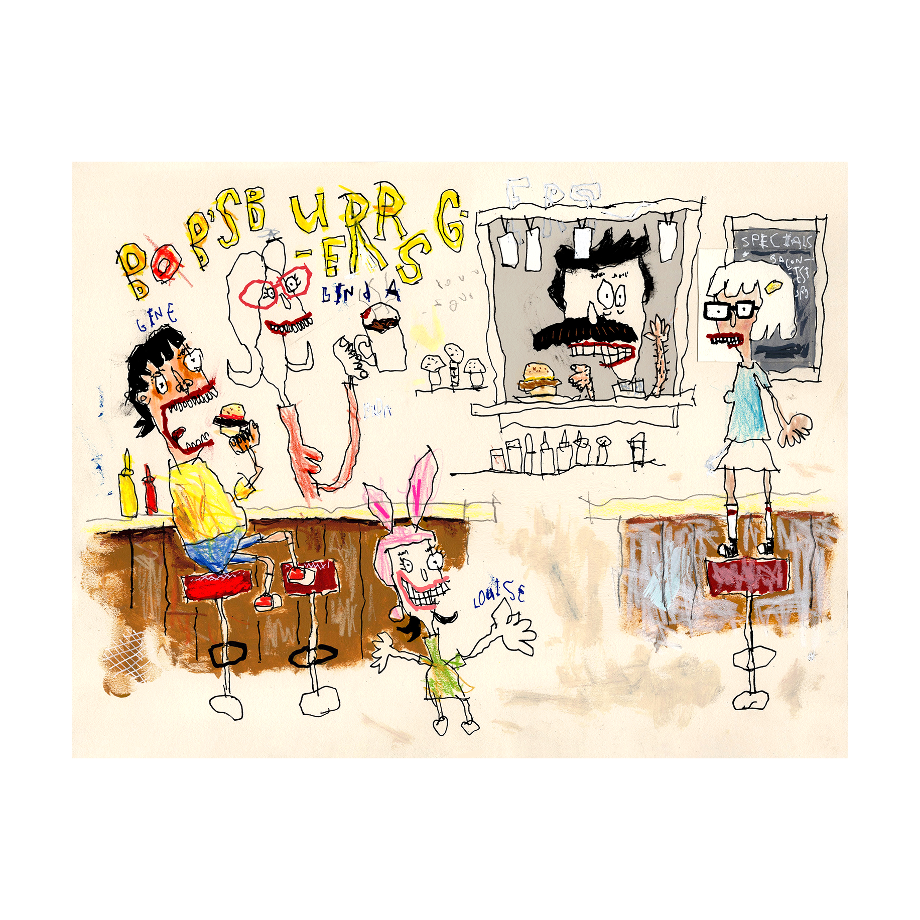 Bobs Burgers 14.25" x 11"