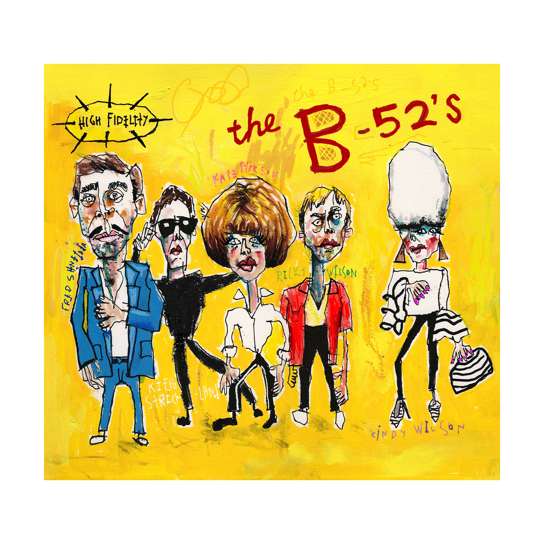 B-52s 12" x 11"