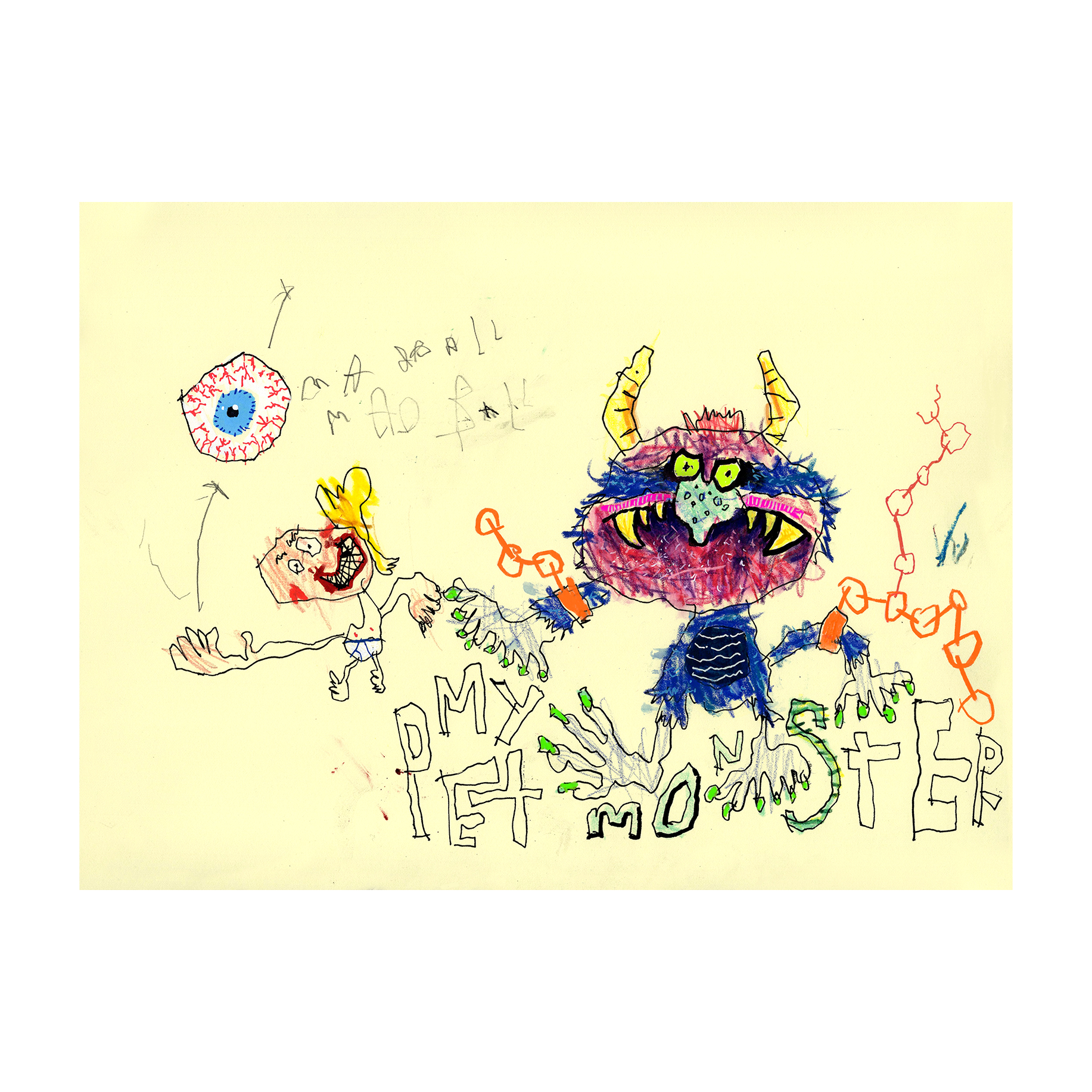 My Pet Monster  10.5" x 14"