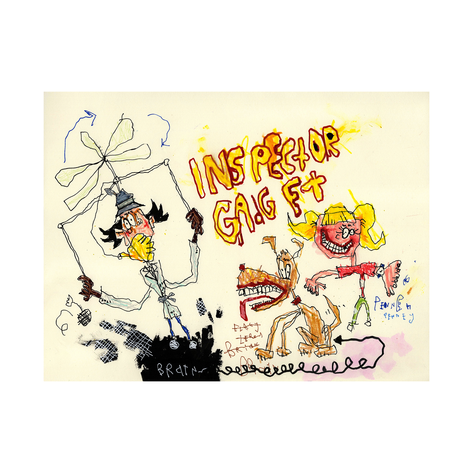 Inspector Gadget  14" x 11"