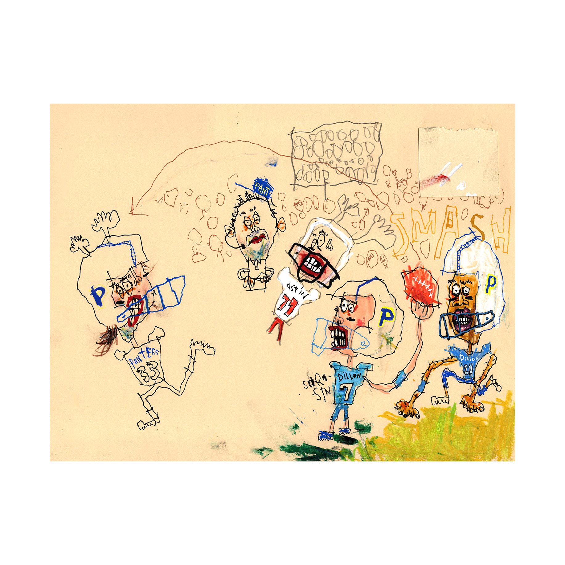 Friday Night Lights  14" x 10.75"