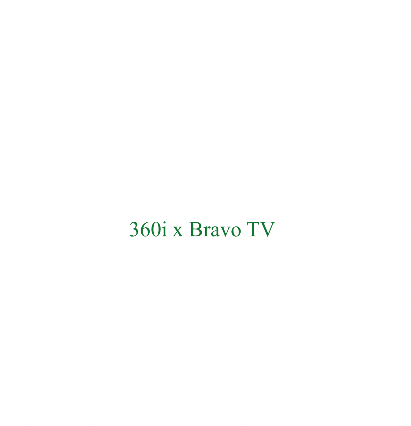 360i x Bravo TV