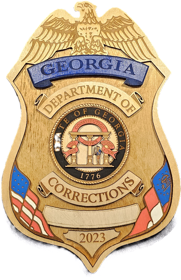 GA Dept of Corrections Badge