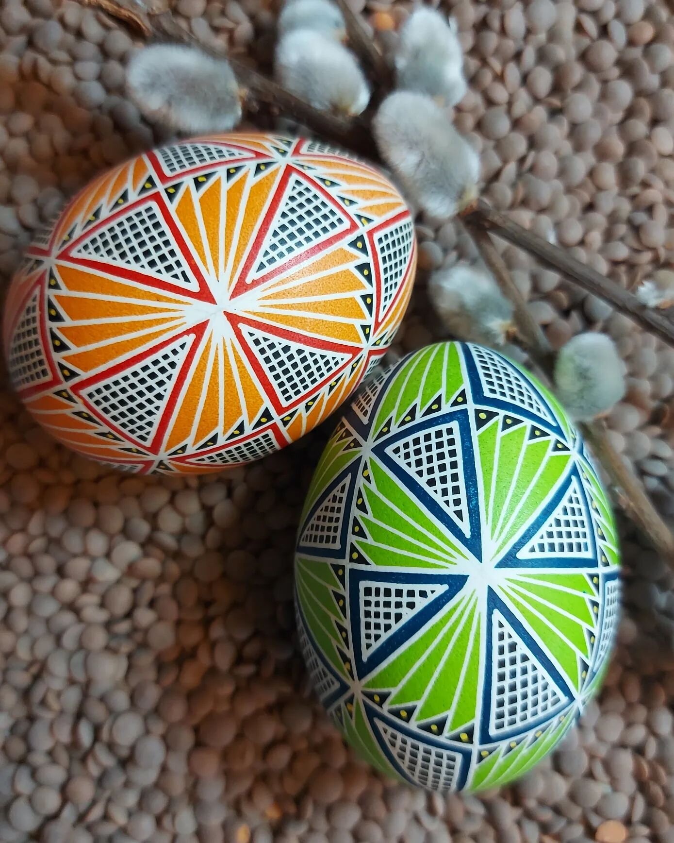 2023 pysanky for my boys. ❤️
Alike, but different... just like them. One is a bit spicy and thinks outside the box, the other is loyal and traditional. Both are sweet, kind and loving, creative and gentle. My pride &amp; joy.💙💛
Photos from 2016 &am
