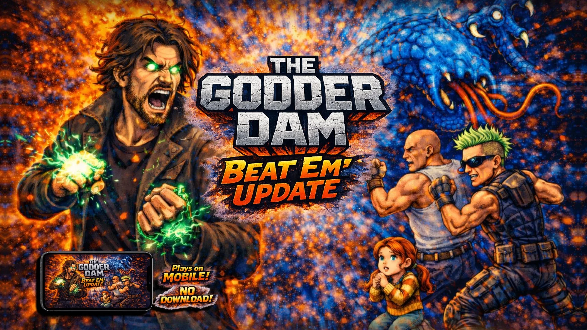 Heroes of Silent Earth 3: The GODDER DAM BEAT EM UPdate