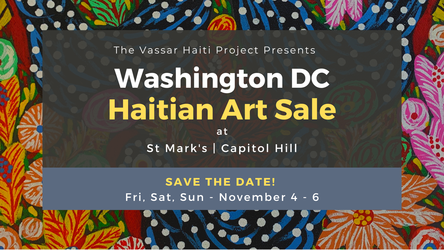2022 Washington DC Haitian Art Sale — The Haiti Project
