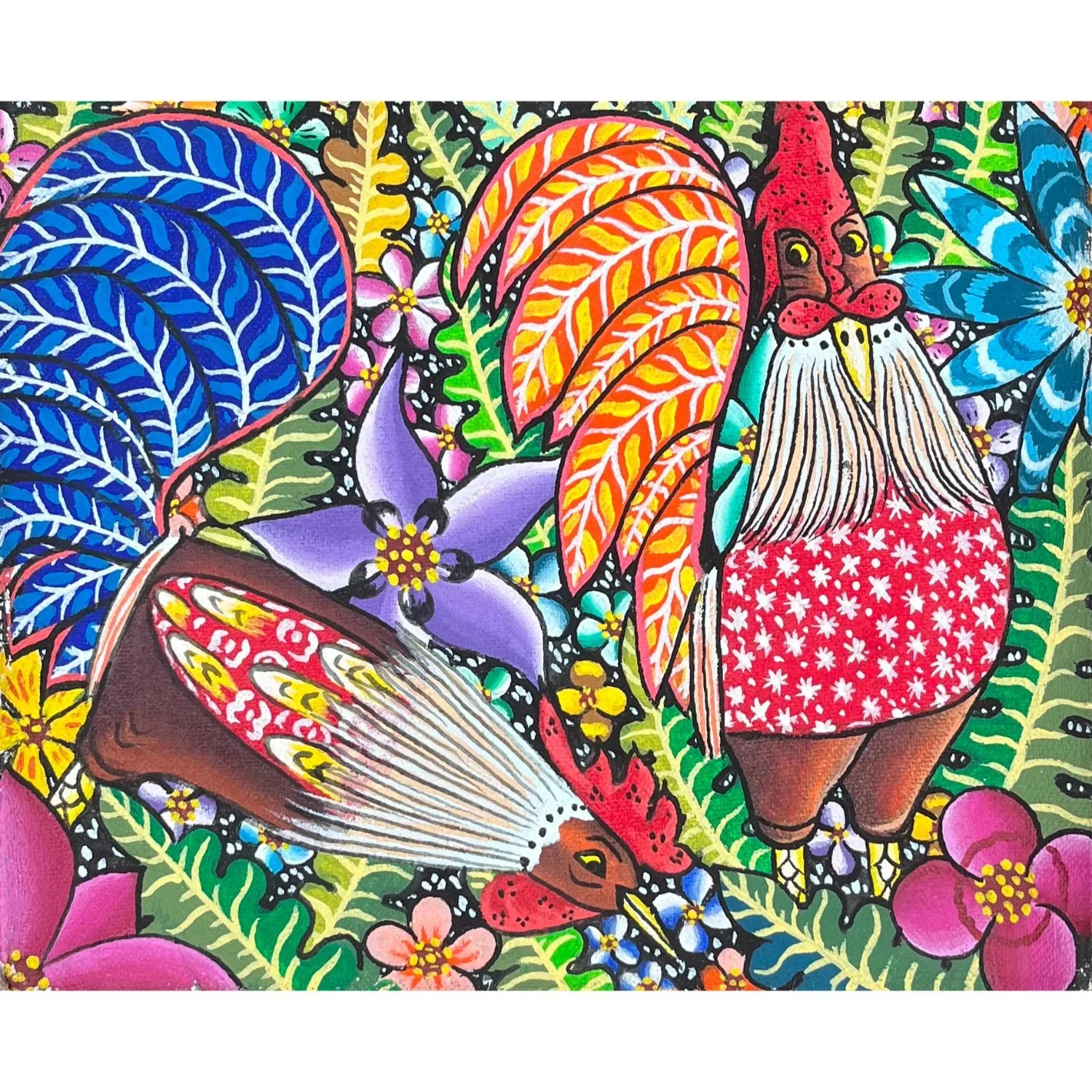 Shake Your Tail Feather | Pierre Louis | 12” x 10”.jpg