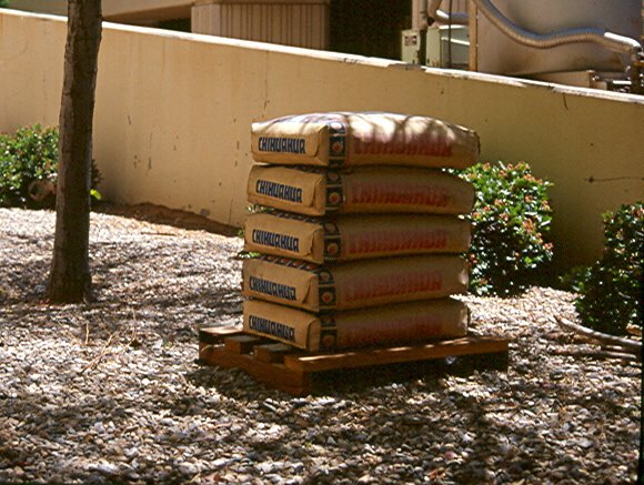 Cement Stacks on Pallet